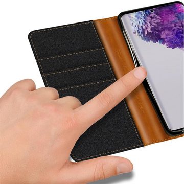 CoolGadget Handyhülle Denim Schutzhülle Flip Case für Samsung Galaxy S20 FE 6,5 Zoll, Book Cover Handy Tasche Hülle für Samsung S20 FE 5G Klapphülle