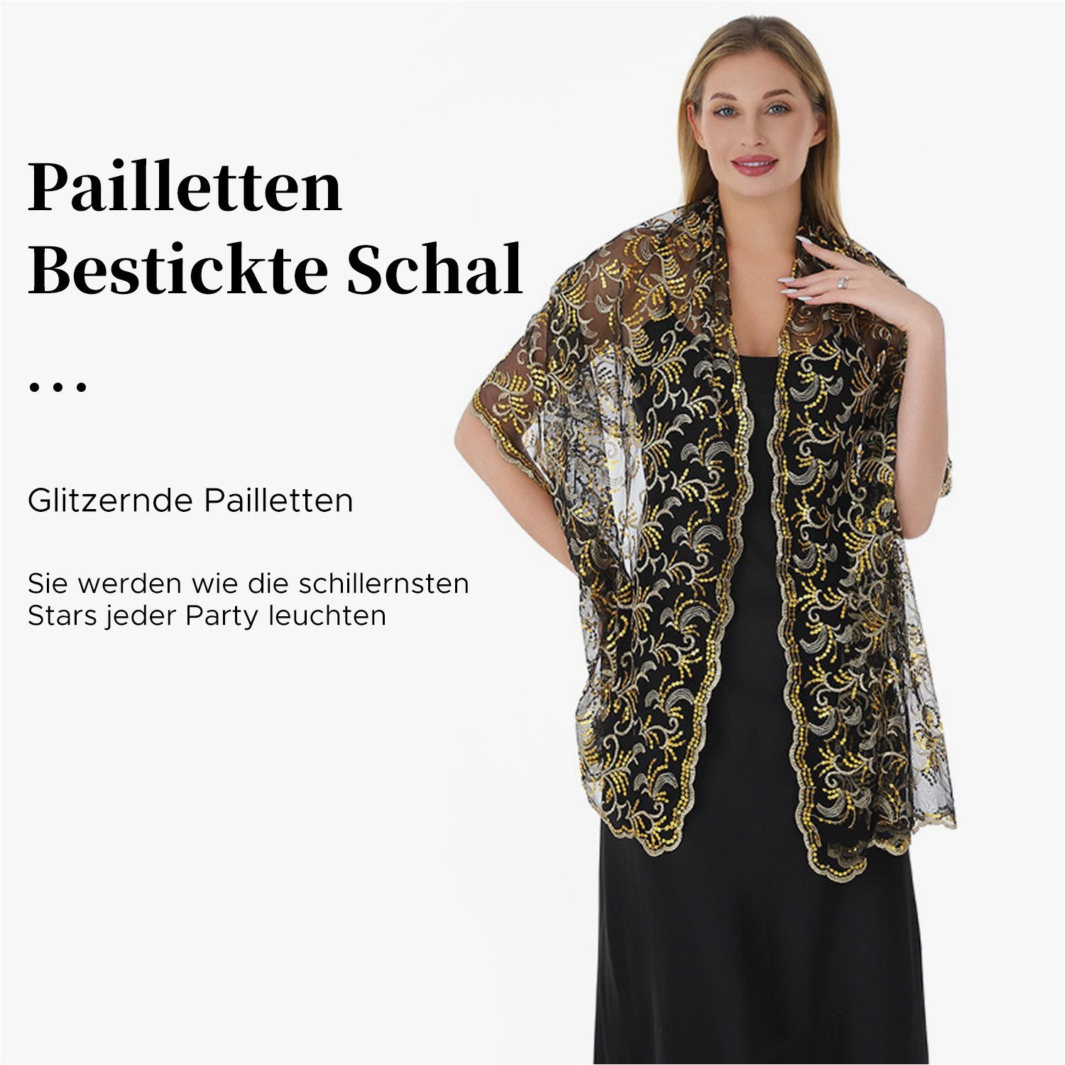 Refttenw Modeschal Stola für Abendkleid, Dünner Schal Damen, Exquisite Best günstig online kaufen