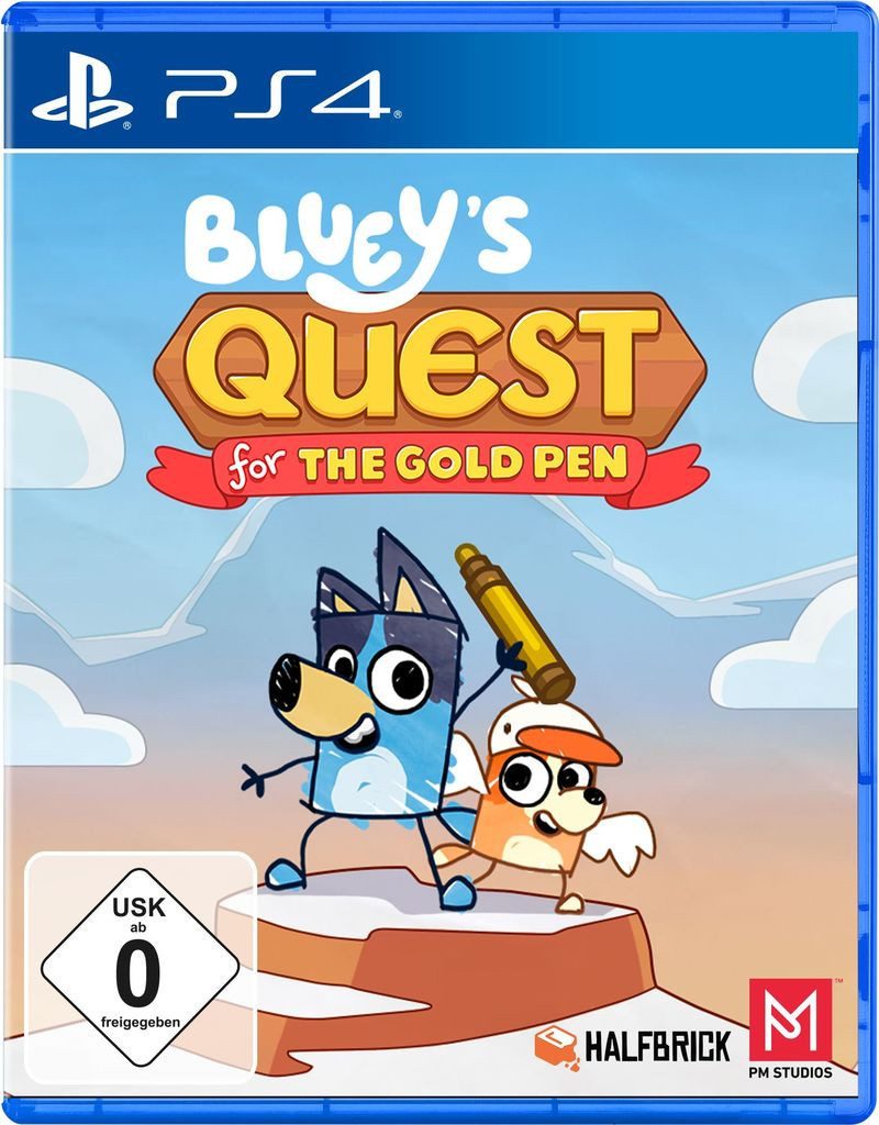 Bluey's Quests for the Gold Pen PlayStation 4
