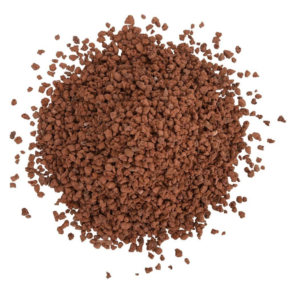 vidaXL Aquariendeko Lavagranulat 10 kg Rot 5-8 mm
