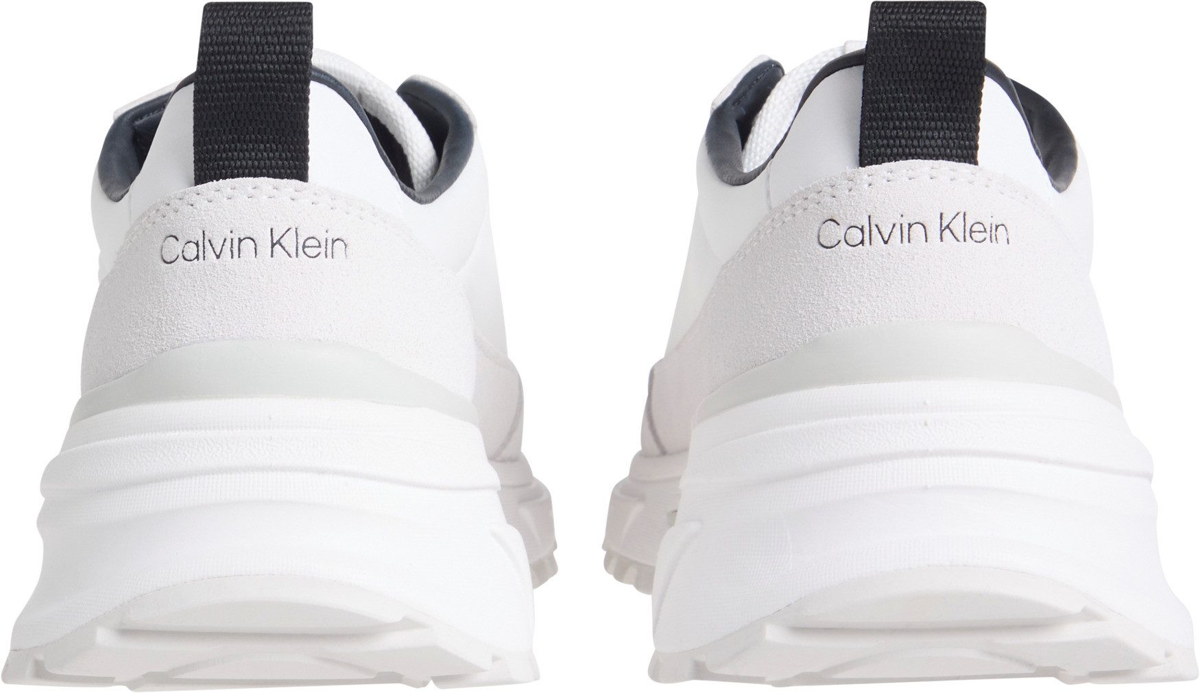 Calvin Klein Jeans HIKE RUNNER MG NYLON MIX Plateausneaker Freizeitschuh, Halbschuh, Schnürschuh mit Profilsohle