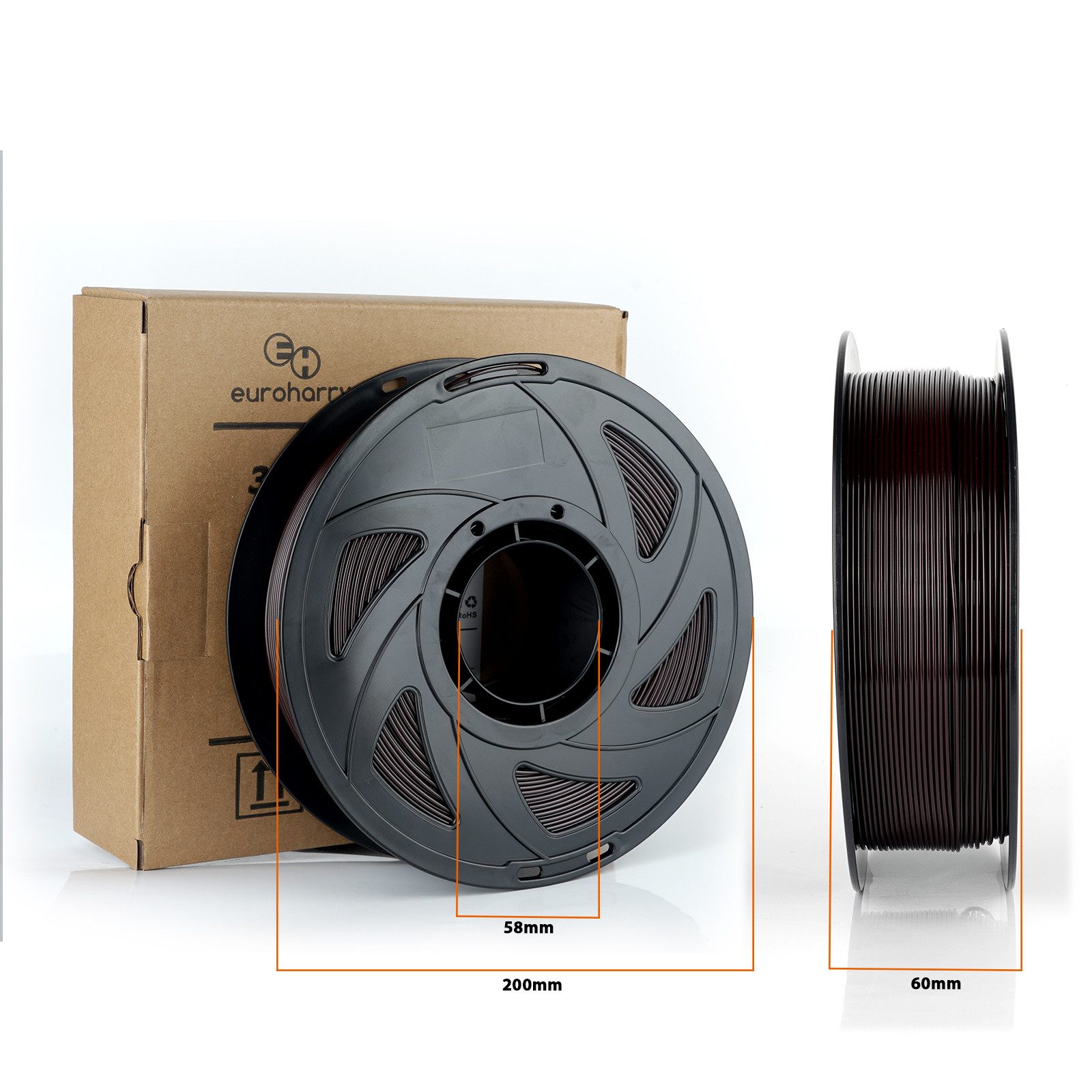 euroharry Filament 3D Filament PETG 1,75mm 1KG verschiedene Farben – Bild 4 von 4