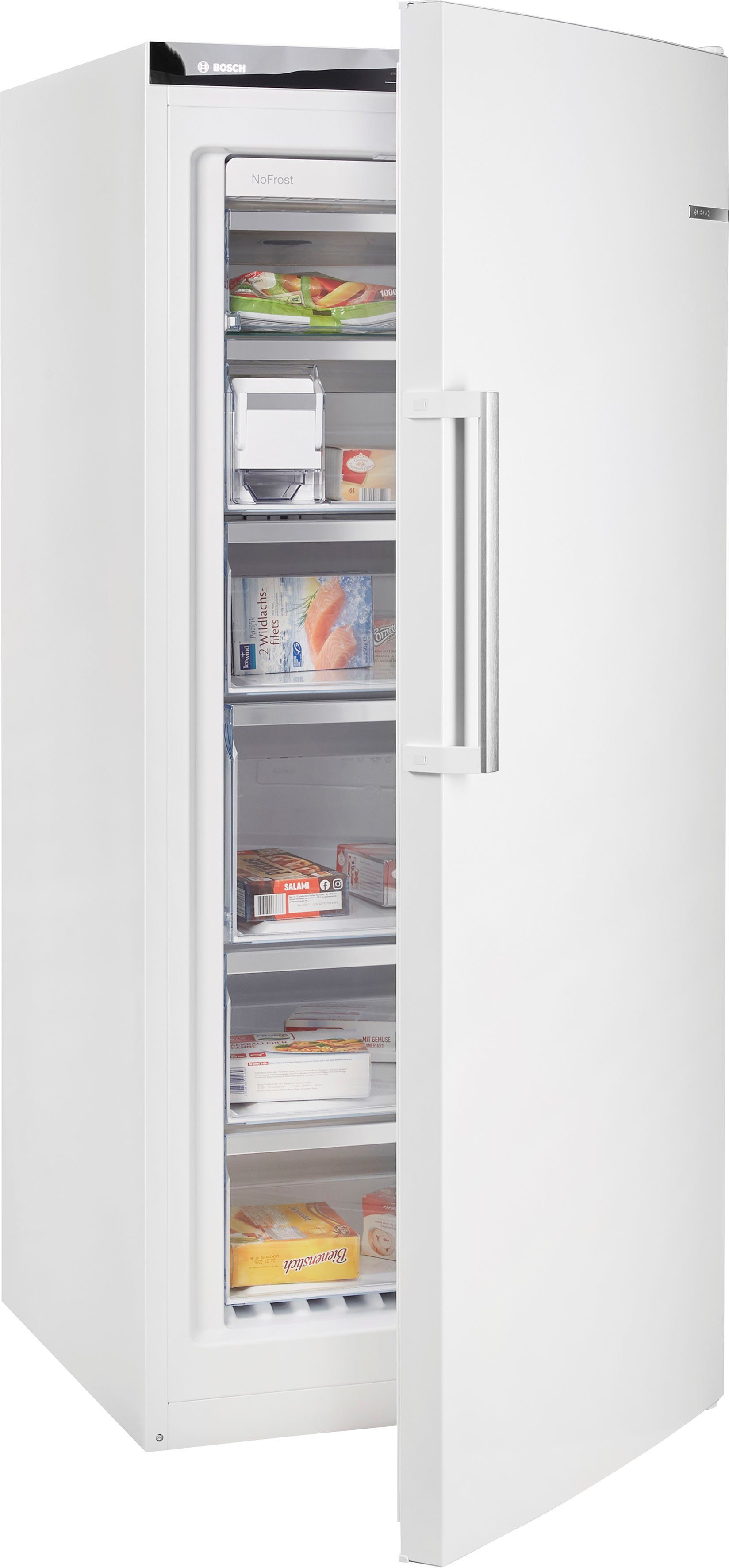 BOSCH Gefrierschrank GSN51AWCV, 161 cm hoch, 70 cm breit