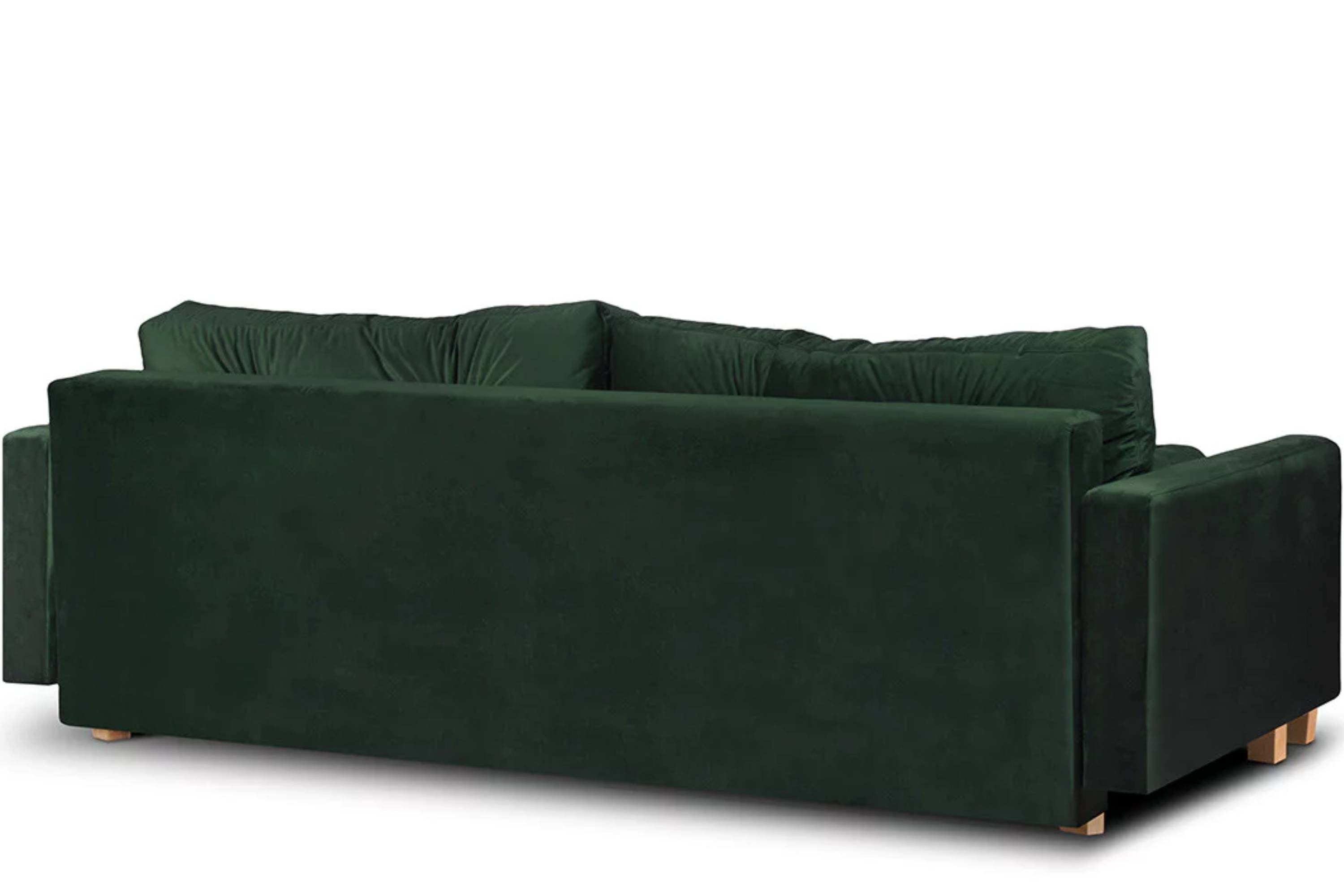 Sofa cm ausziehbare ERISO Liegfläche 3-Personen, 196x150 Konsimo Schlafsofa