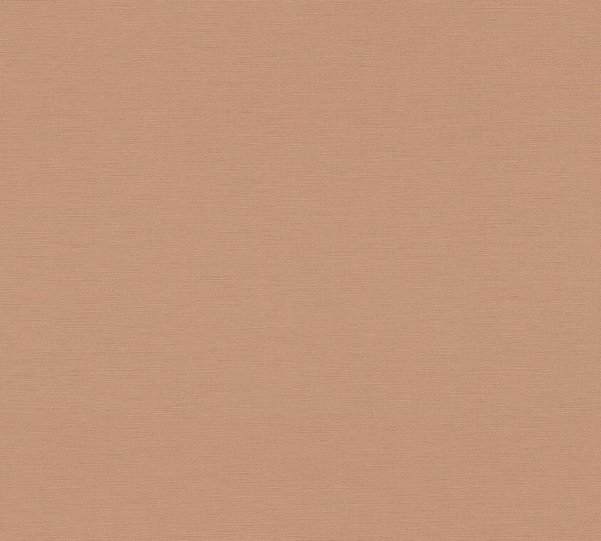 A.S. Unitapete (1 Antigua leicht Création geprägt, Vliestapete matt, Einfarbig, strukturiert Tapete St), orange,rosa