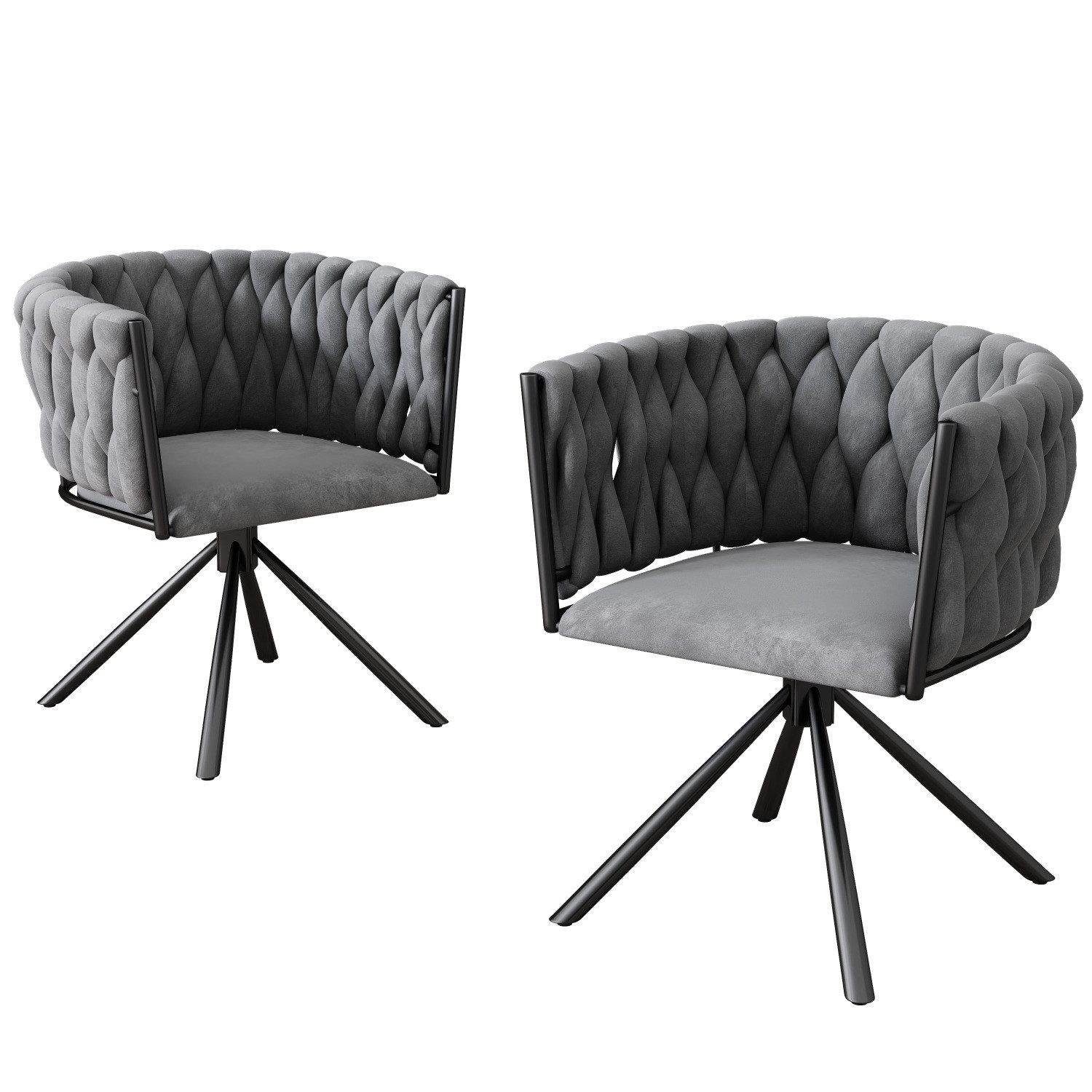 Flieks Esszimmerstuhl (360° drehbar, Set, 2 günstig online kaufen