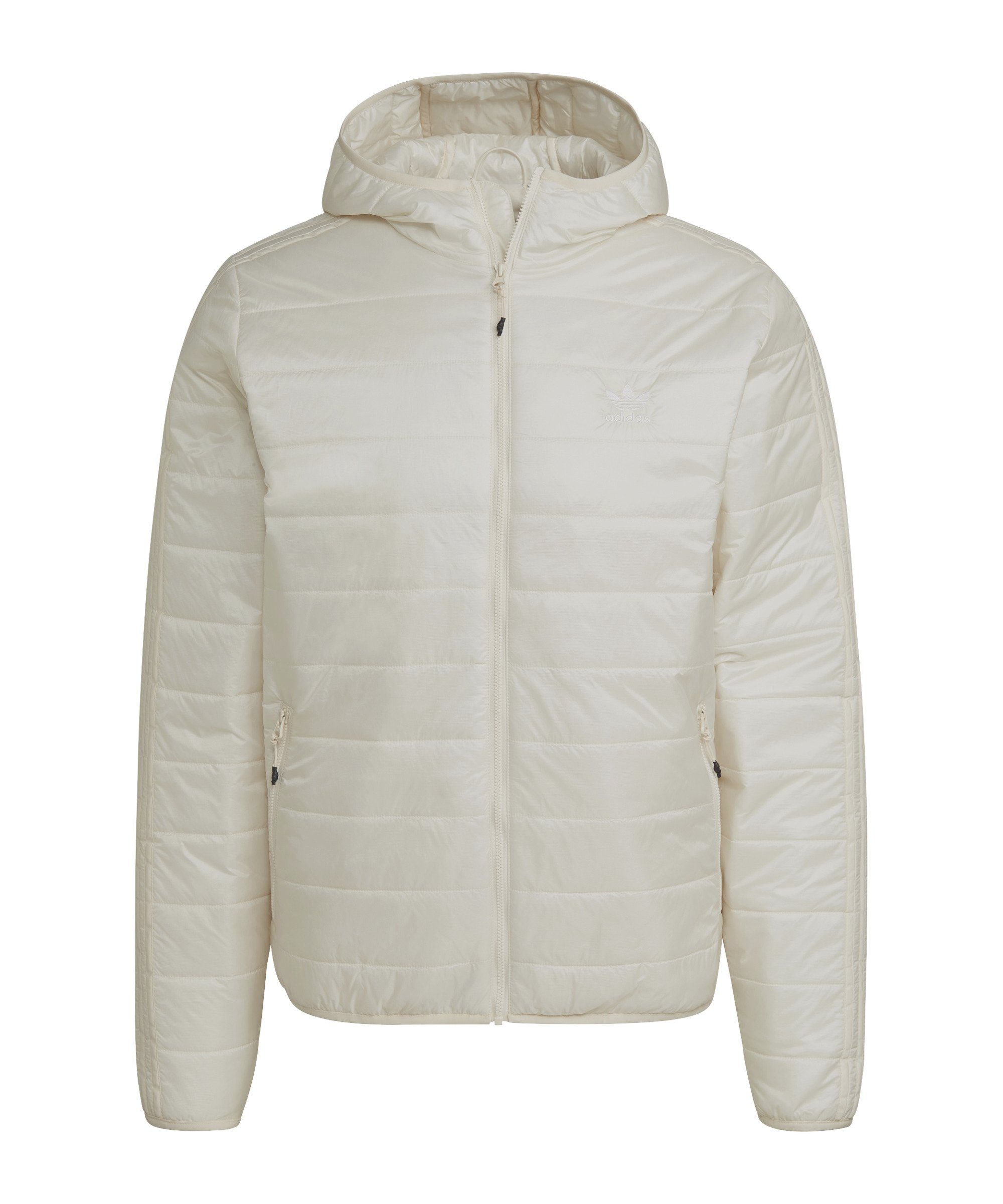 adidas Originals Sweatjacke adidas Originals Puff Kapuzenjacke Weiß Polyamid