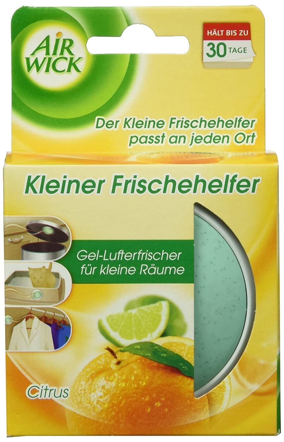 Air Wick Raumduft 6x Air Wick Kleiner Frischehelfer Gel Citrus 30g