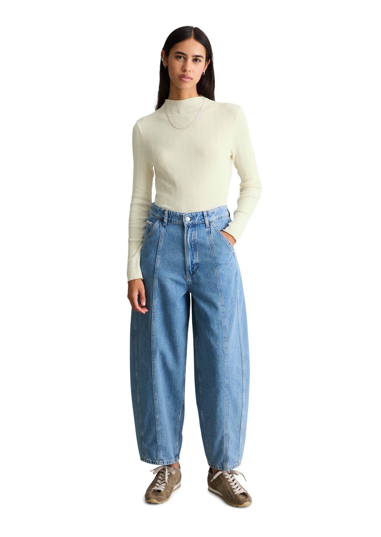 Marc O'Polo DENIM Weite Jeans aus Rigid Denim – Bild 5 von 5
