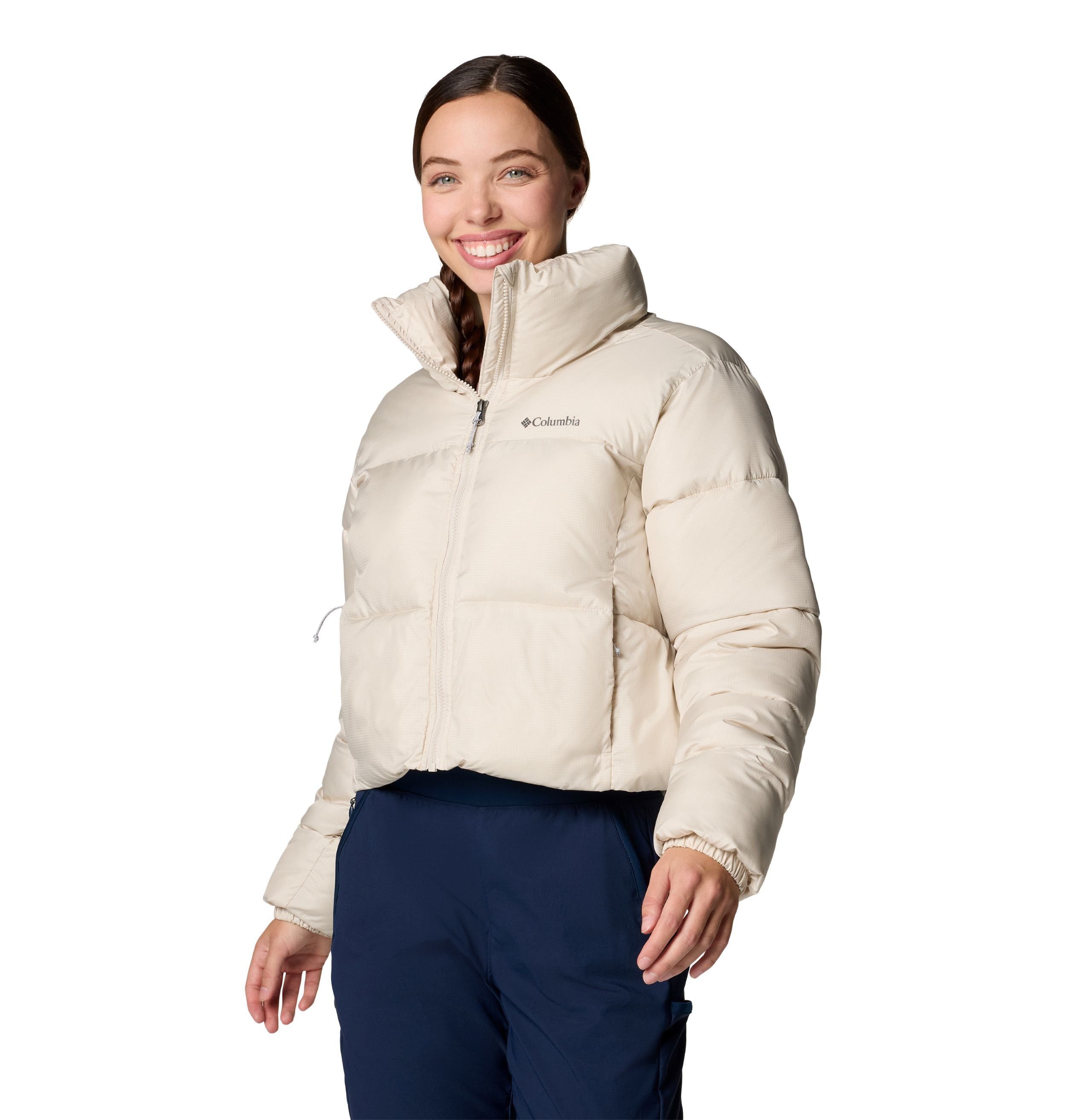Columbia Winterjacke Puffect II Cropped (Thermarator™ Isolierung) beige Damen