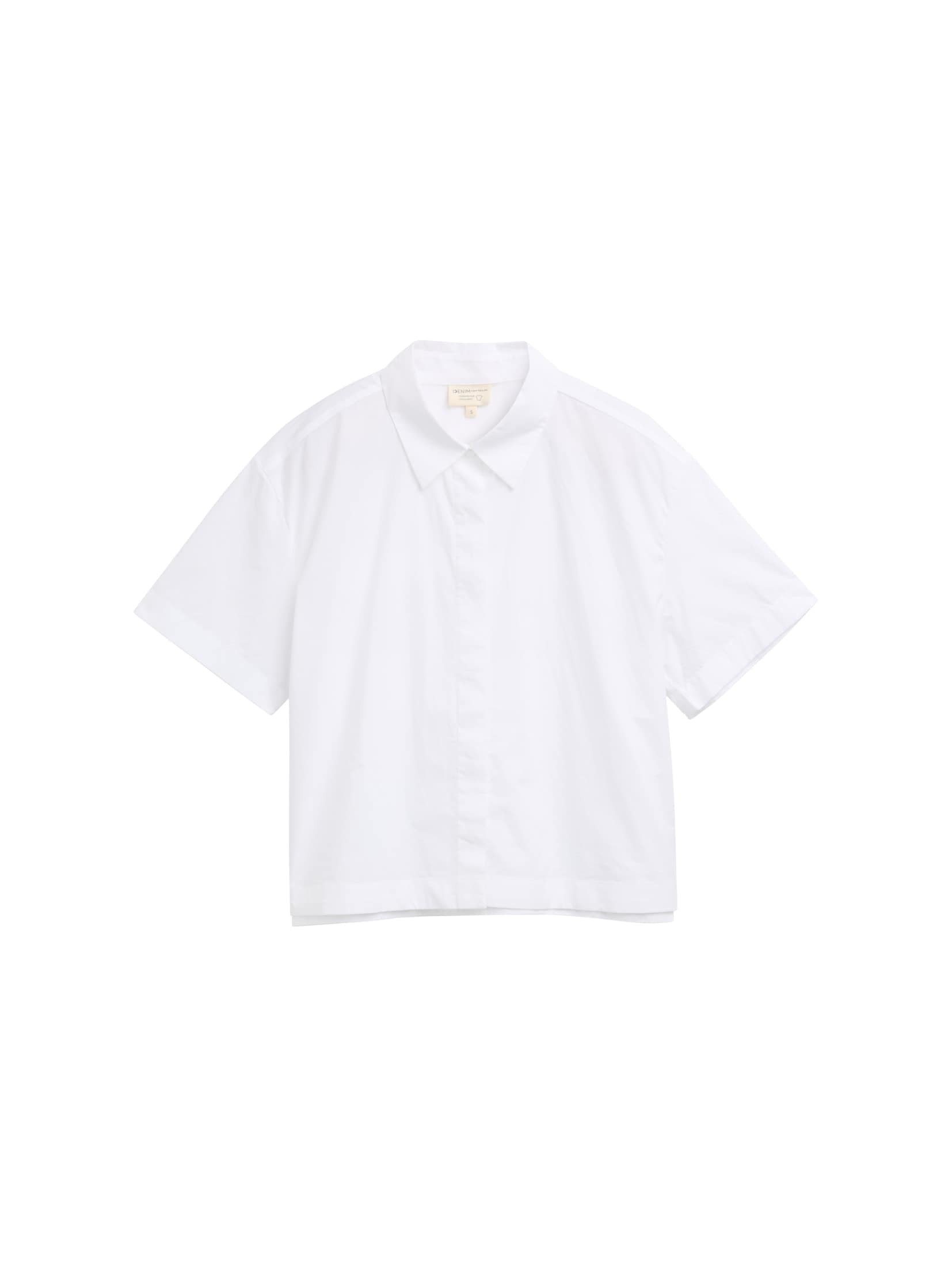 TOM TAILOR Denim Kurzarmbluse Boxy Fit günstig online kaufen