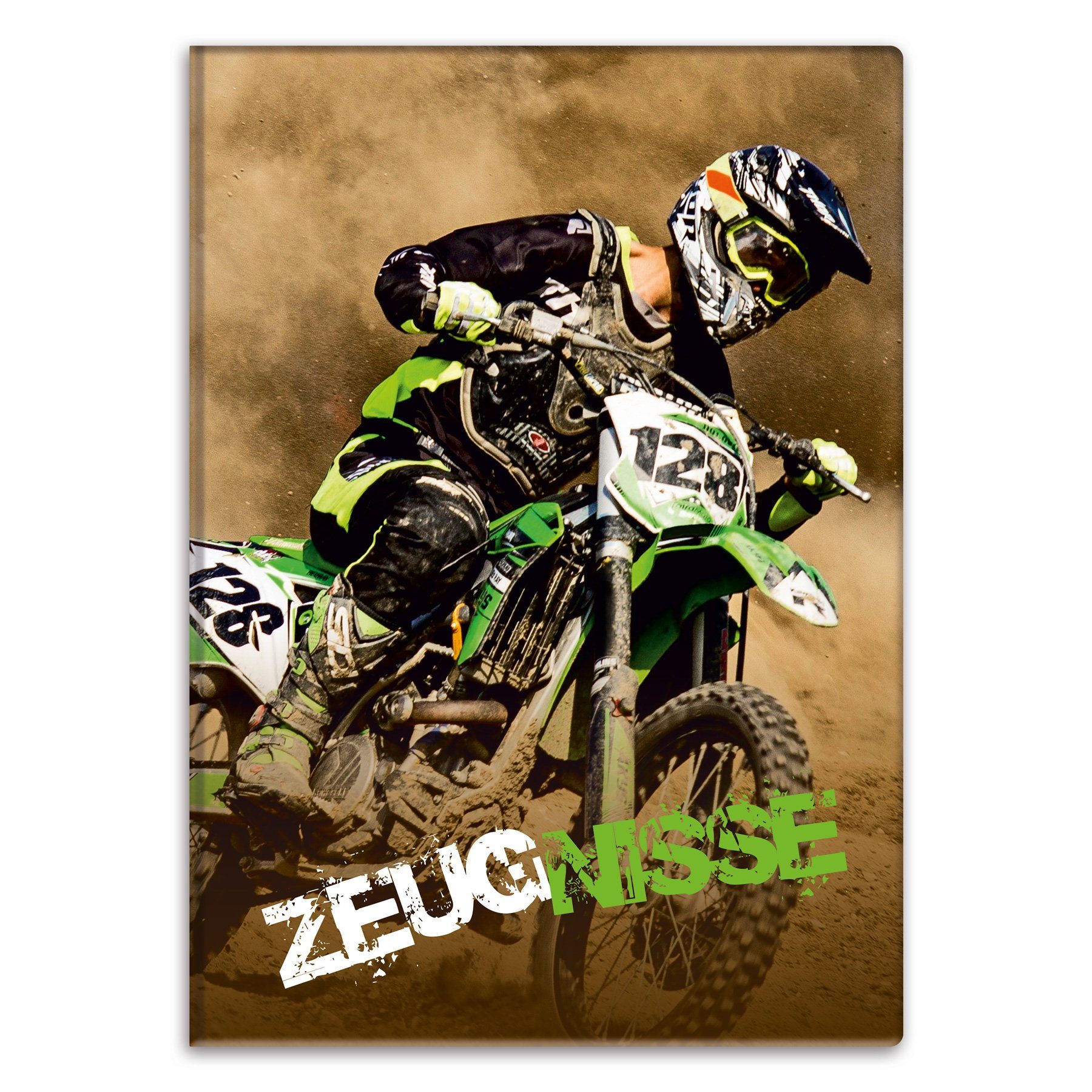 itenga Organisationsmappe itenga Zeugnismappe Motiv Motocross DIN A4