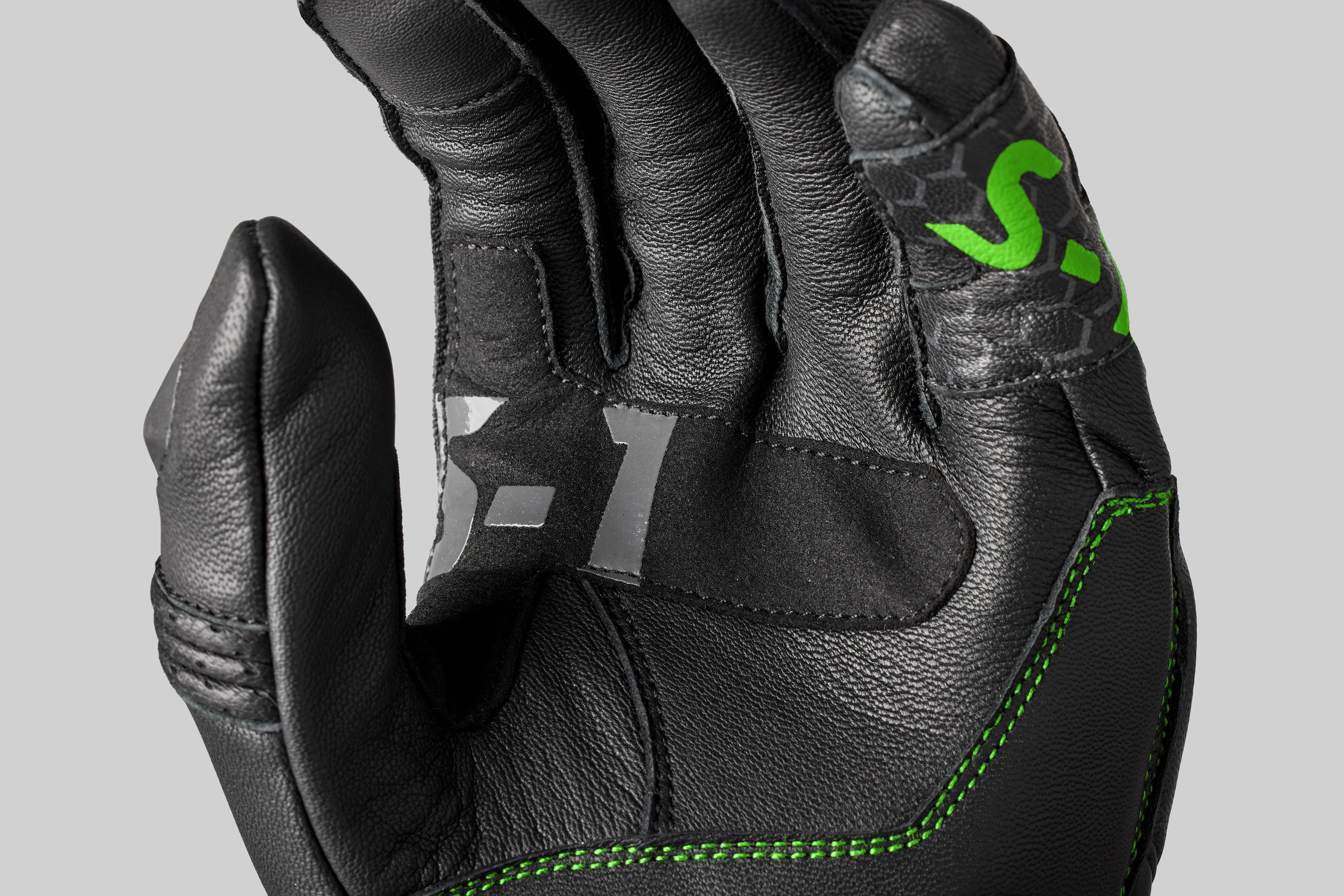 Kawasaki Motorradhandschuhe Kawasaki Milan II Gloves Lederhandschuhe