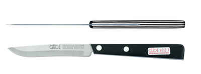 Güde Messer Solingen Allzweckmesser Universalmesser, 10 cm - Edelstahl - schwarz-weißem Griff