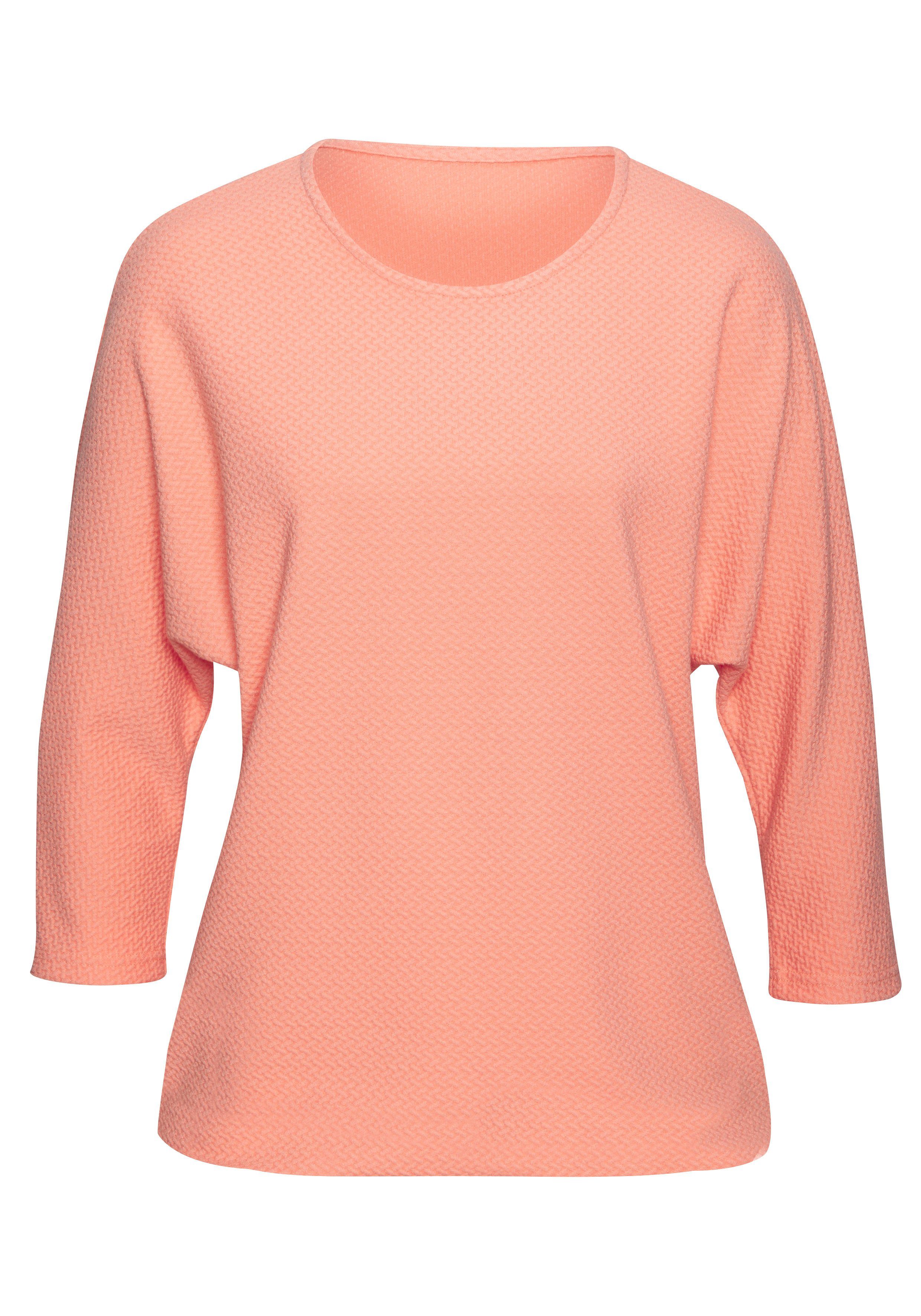 Vivance Langarmshirt aus bügelfreier Strukturqualität mit günstig online kaufen