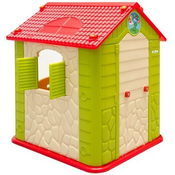 LittleTom Spielhaus Kinder Spielhaus ab 1 Garten Kinderhaus mit Tisch, Indoor Kinderspielhaus