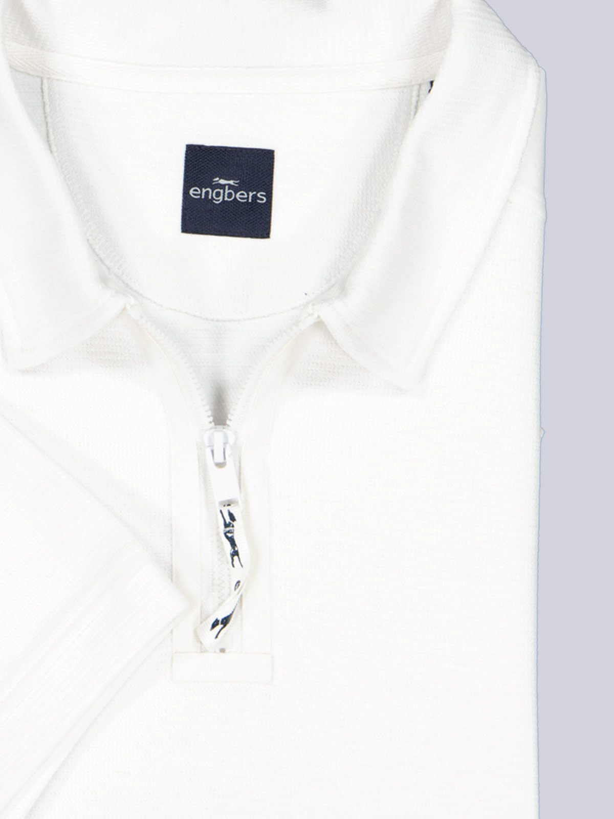 Engbers Poloshirt Herren Polo-Shirt regular, Reinweiss