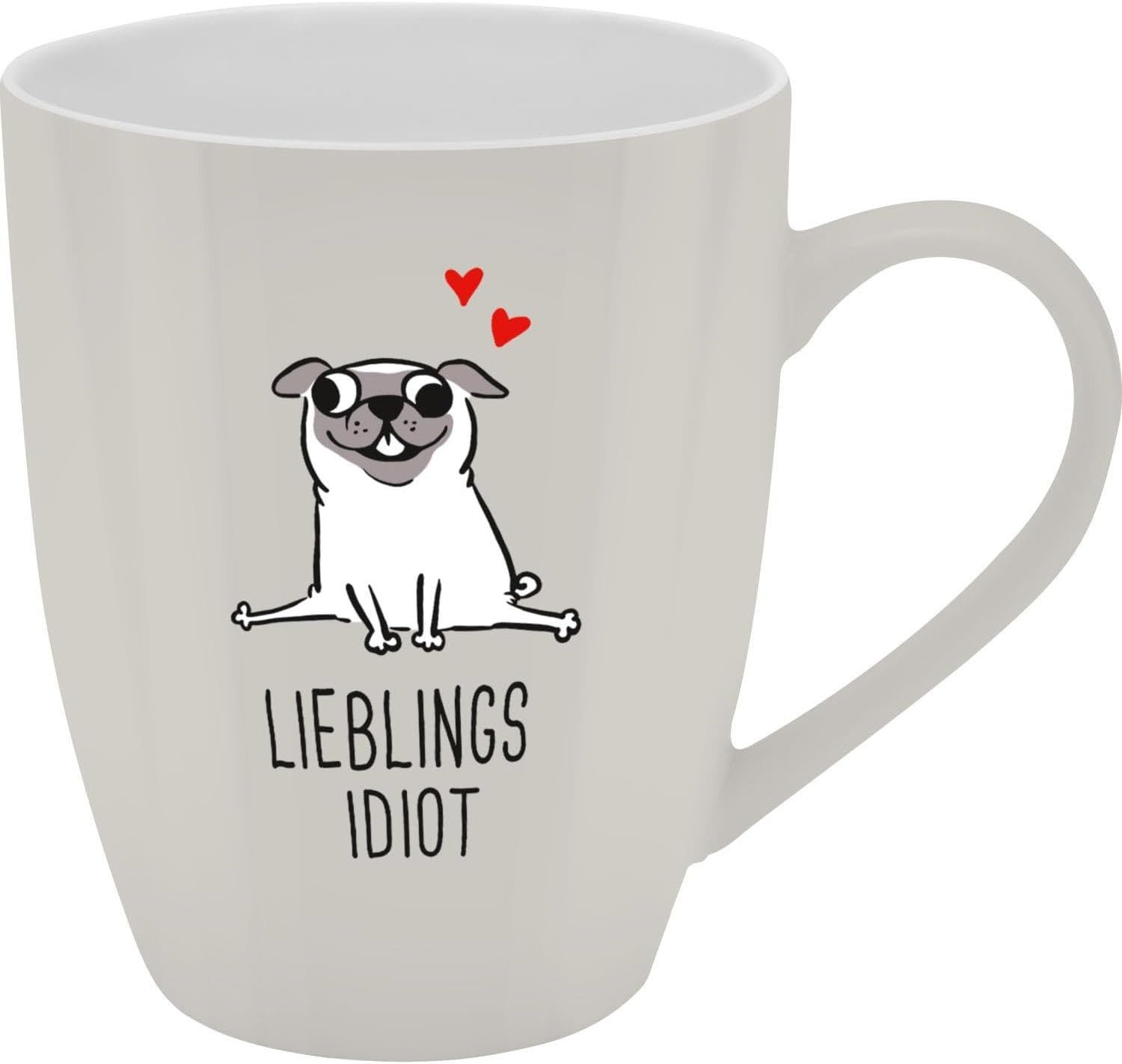 Sheepworld Tasse Sheepworld Becher mit Motiv, Serie "Böse Becher", Schwarzer Humor, New Bone China Porzellan