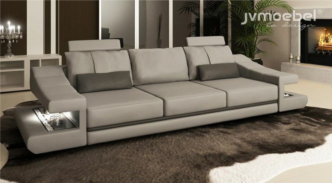 JVmoebel Sofa Dreisitzer Sofa Sofas Polstermöbel Design Stoff Textil, Made in Europe