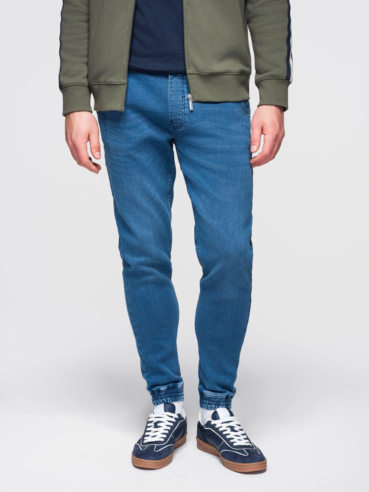 Jeansjeggings Jeans-Jogger mit elastischem Bund