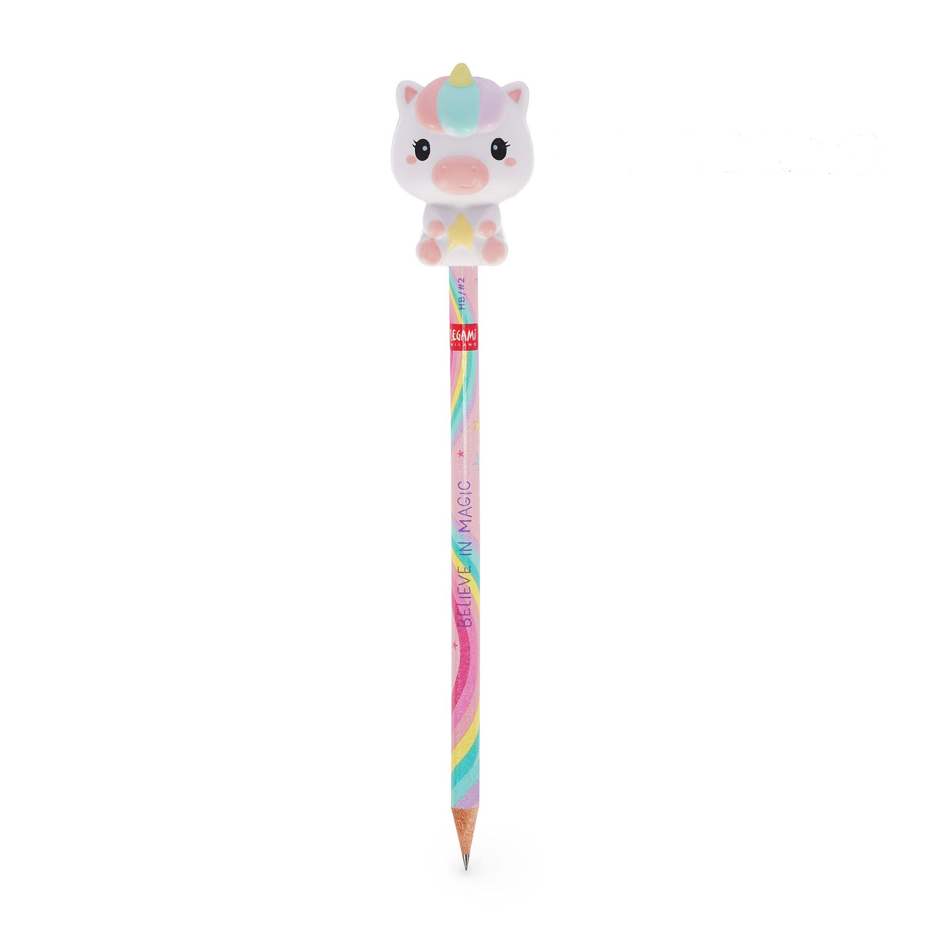 Legami Bleistift Legami Squeezies Anti-Stress-Bleistift Unicorn Einhorn