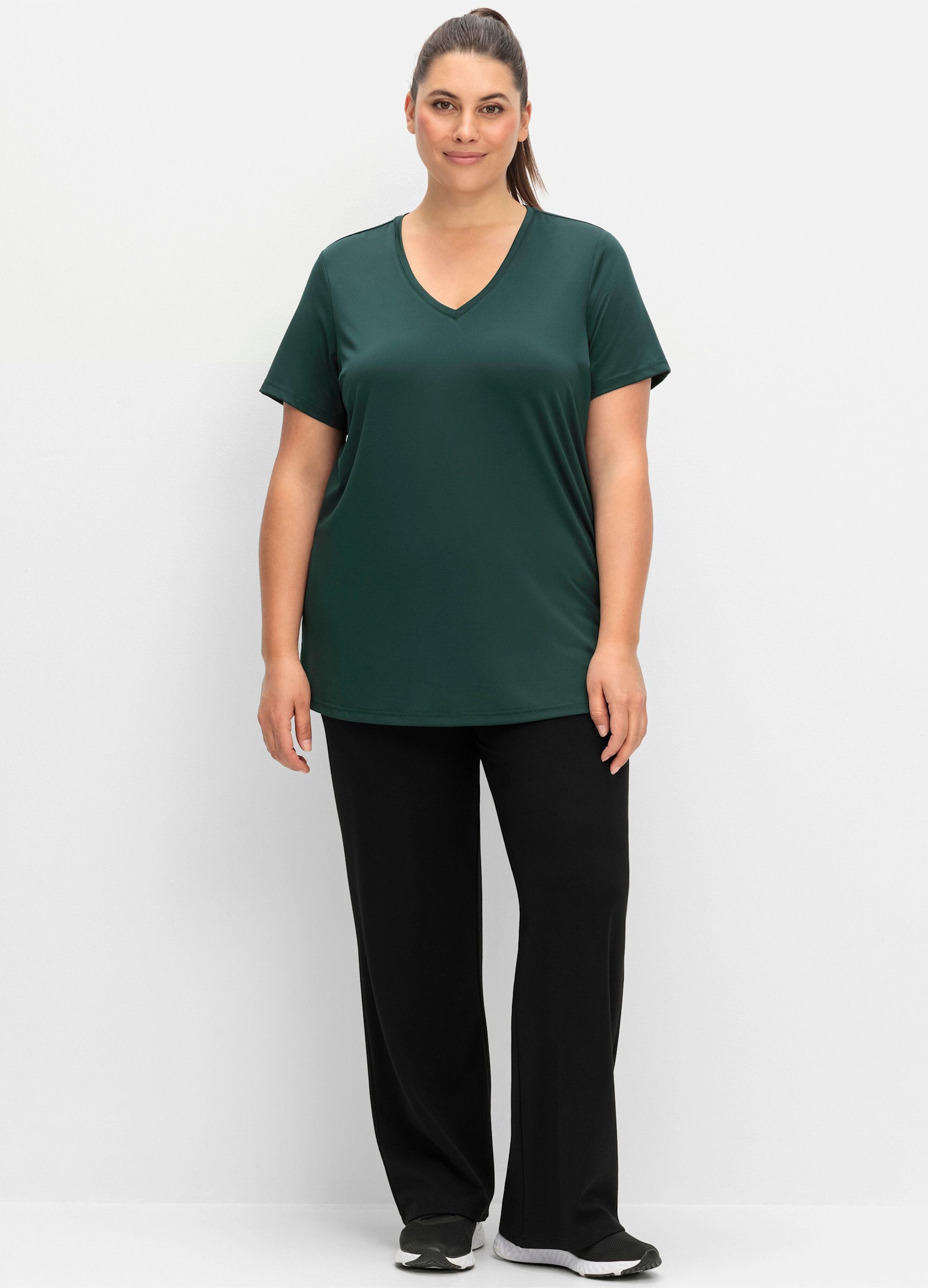 Sheego Trainingsshirt Funktionsshirt . günstig online kaufen