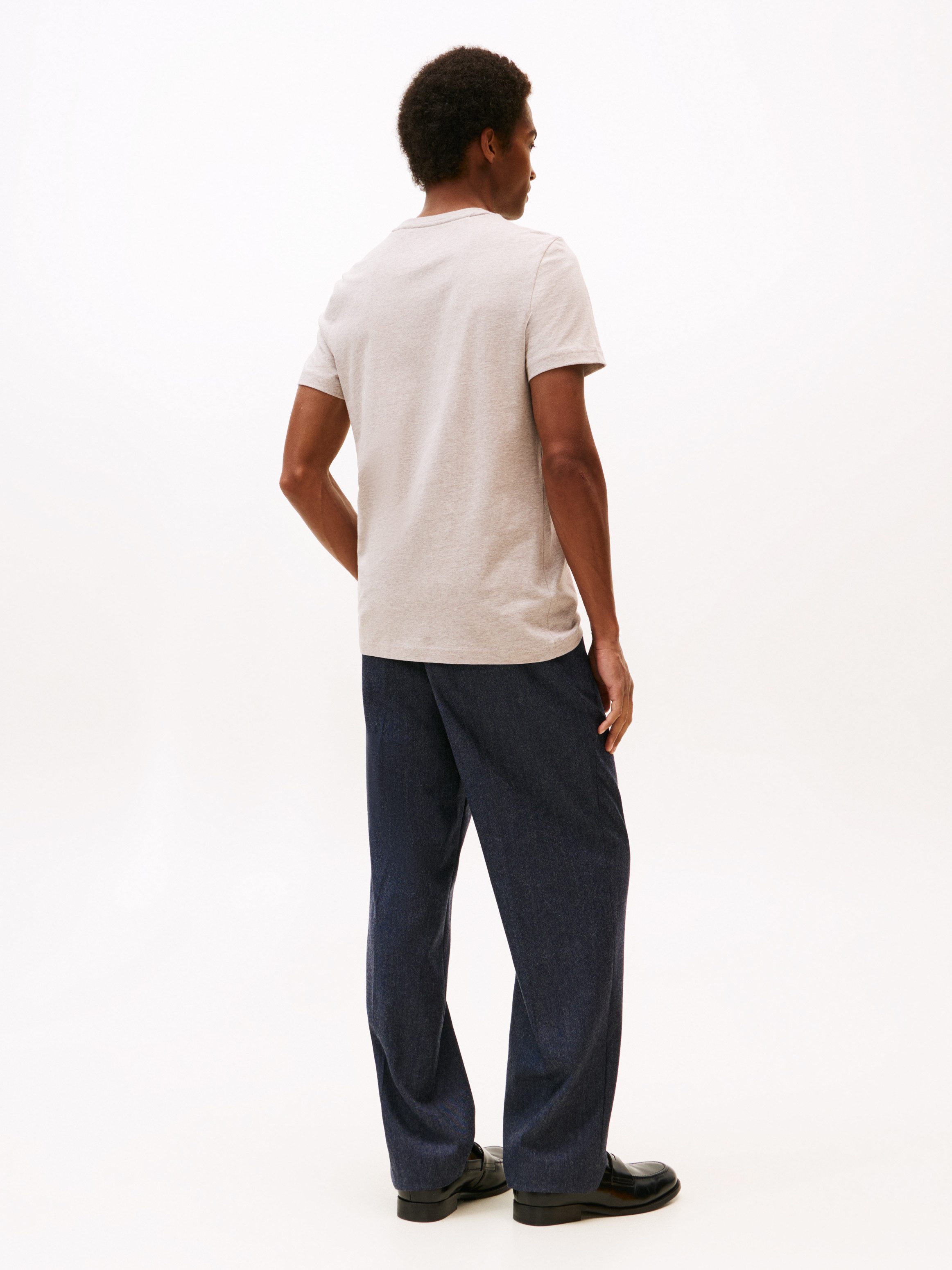 Tommy Hilfiger T-Shirt TOMMY LOGO TEE – Bild 5 von 5