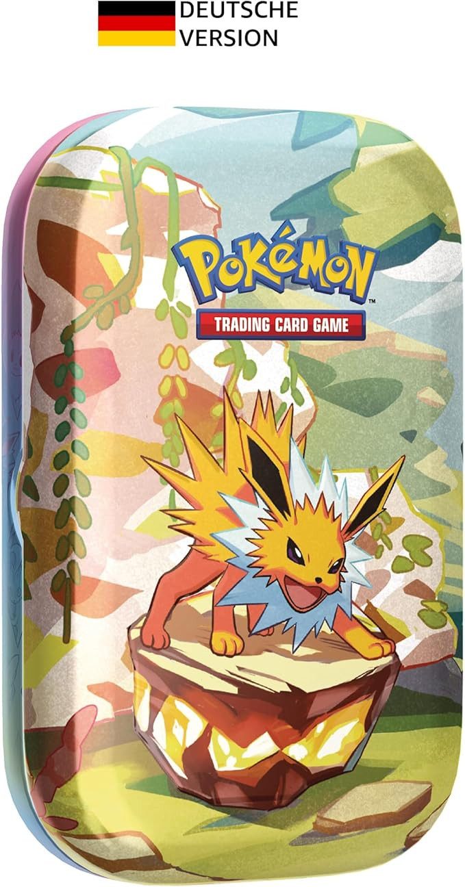 The Pokémon Company International Sammelkarte Pokémon-Sammelkartenspiel: Mini-Tin-Box Karmesin & Purpur – Prismatisc