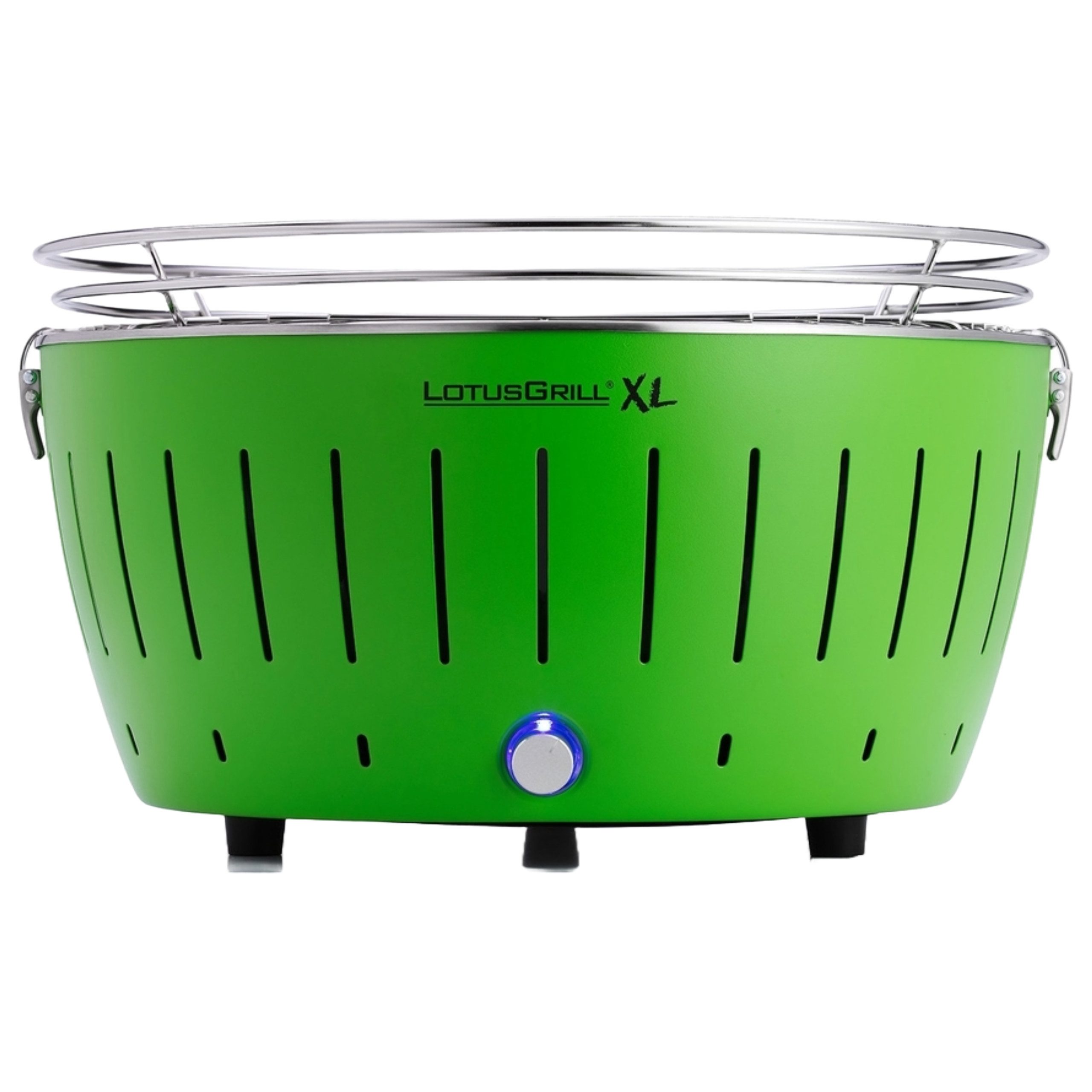 LotusGrill Holzkohlegrill LotusGrill XL Limettengrün G435 raucharmer Holzkohlegrill/Tischgrill