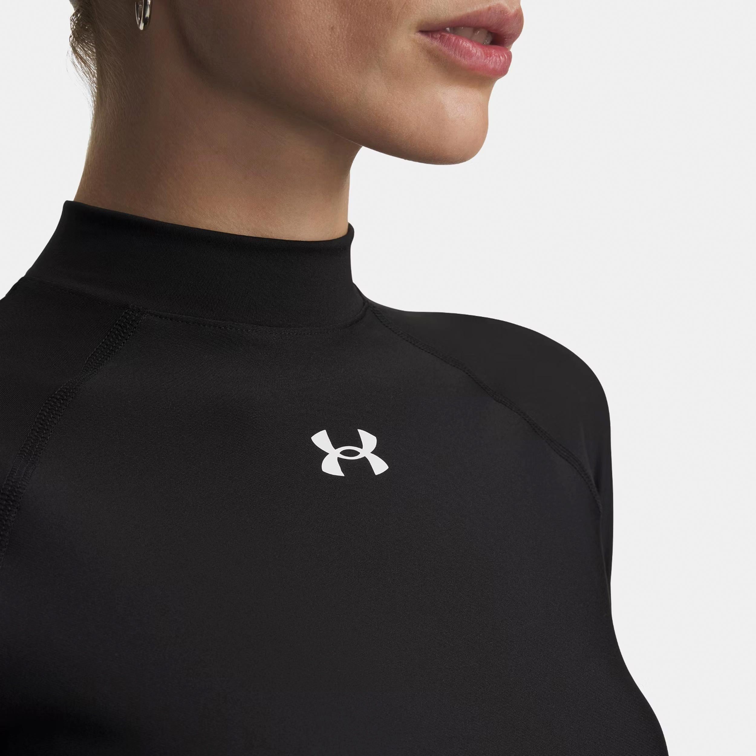 Under Armour® Longsleeve HeatGear Crop Mock