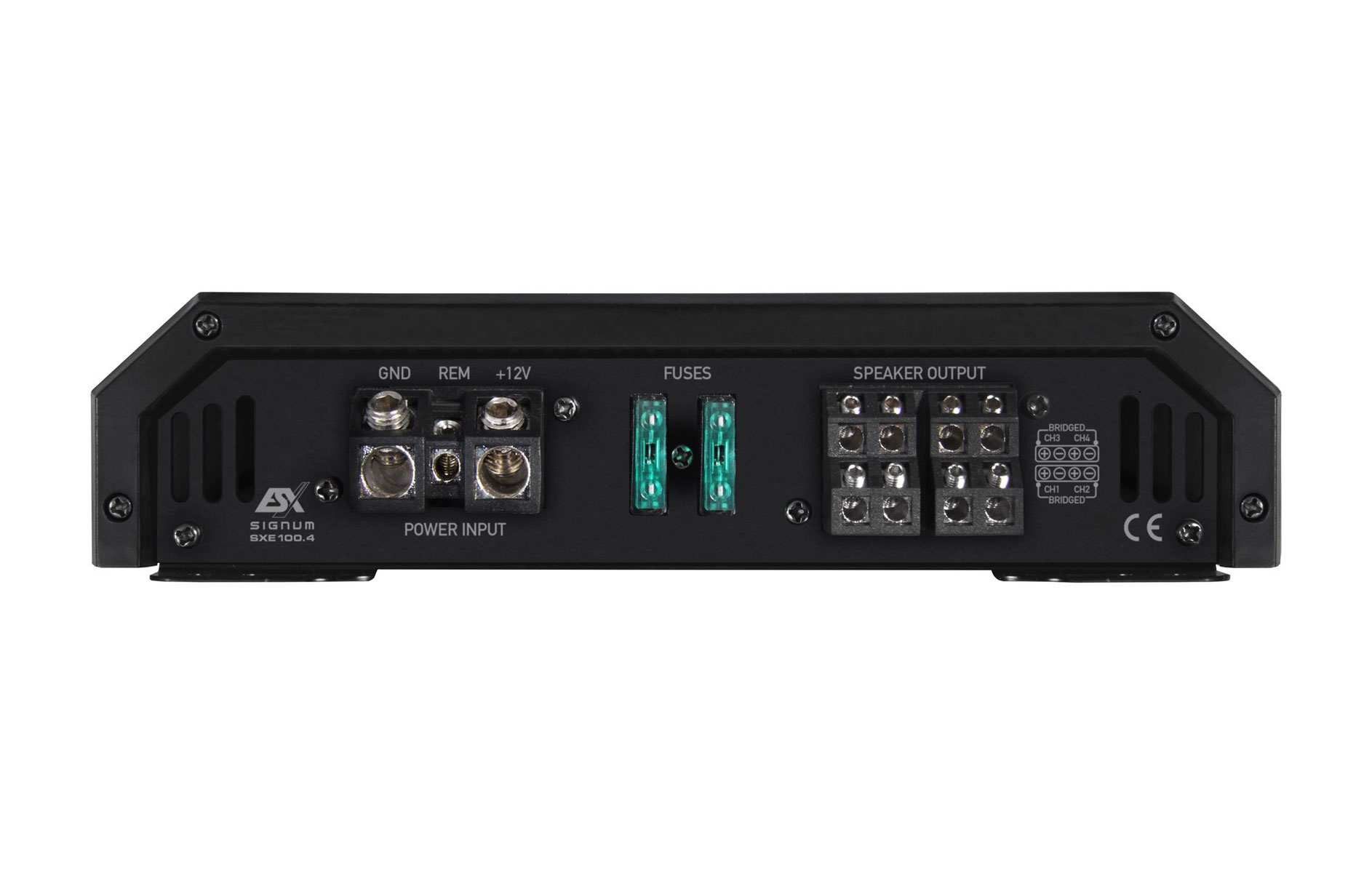 ESX SXE100.4 4/3/2-Kanal Verstärker Endstufe brückbar SXE 100.4 Endverstärker (Anzahl Kanäle: 4)