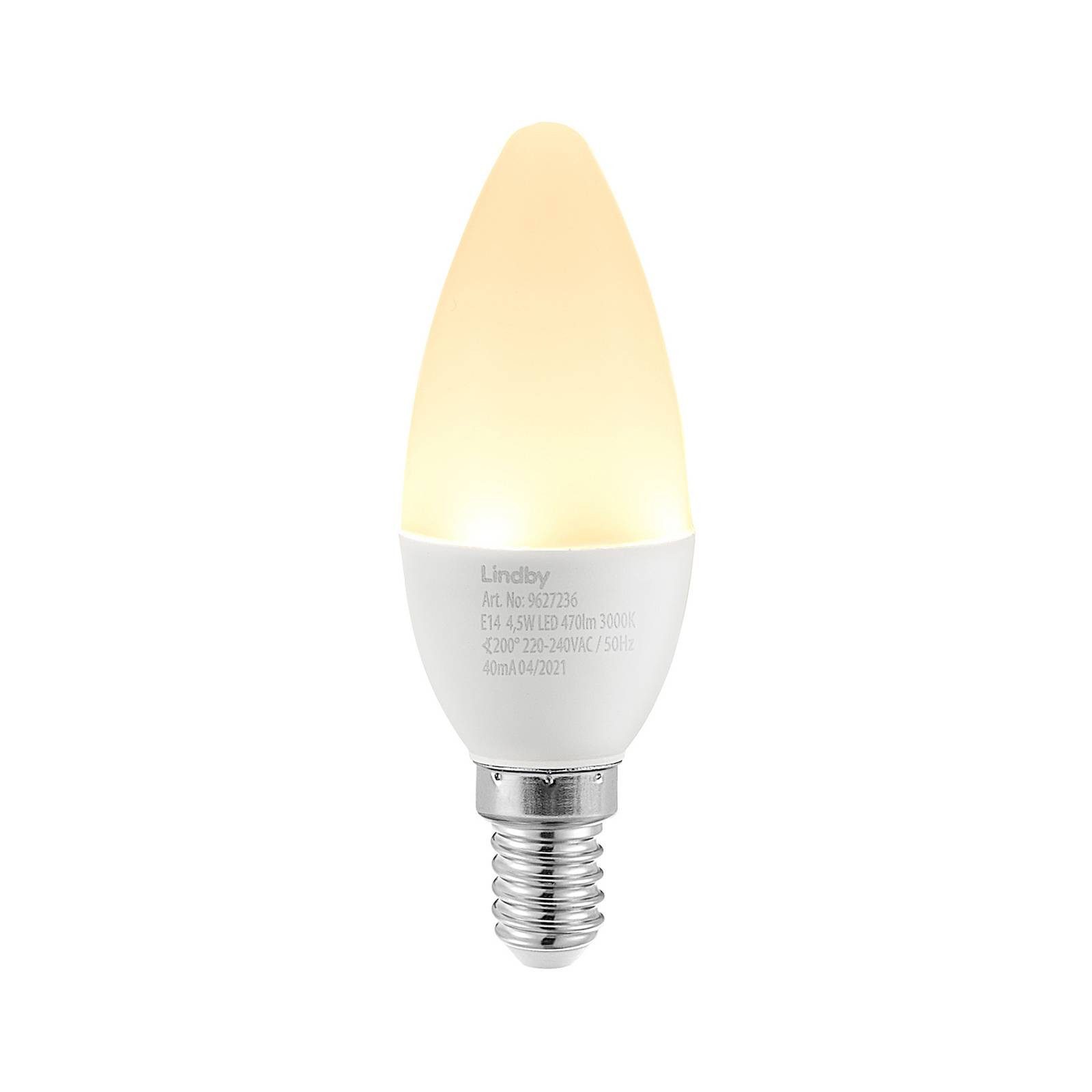 Lindby LED-Leuchtmittel E14 4,5W LED, E14, warmweiß