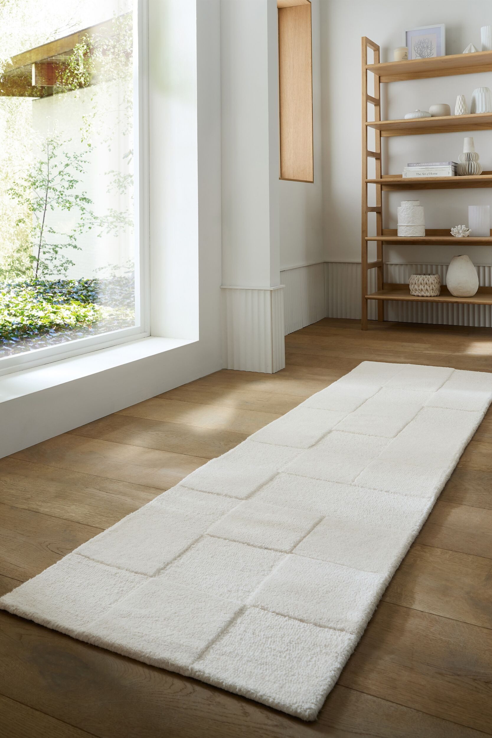 FLAIR RUGS Teppich CHECKERBOARD, rechteckig, Höhe: 10 mm, Hoch-Tief-Effekt, Wohnzimmer, Schlafzimmer