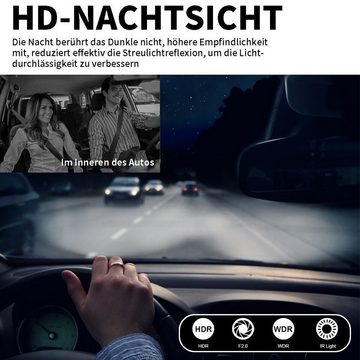 yozhiqu 32G+ Dual Lens Dash Cam 1080P HD Auto DVR Recorder Vorder Dashcam (Hochauflösende Aufnahme von Vorder- und Rückansicht)