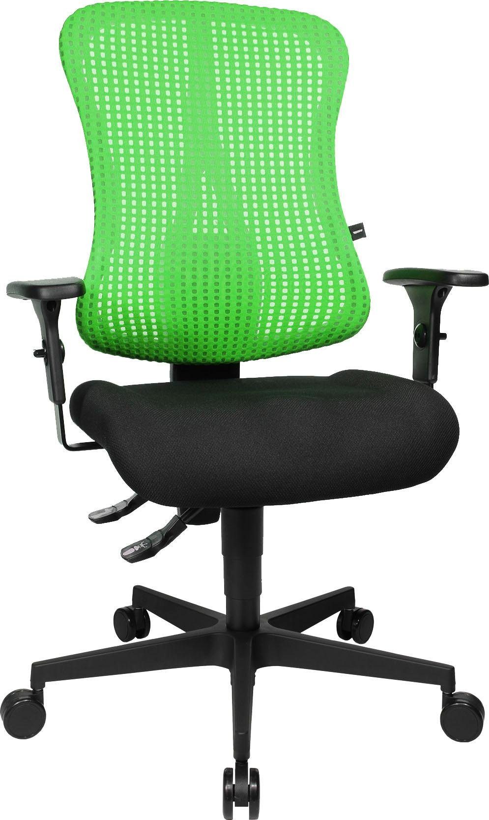 TOPSTAR Bürostuhl schwarz/grün 90 Sitness