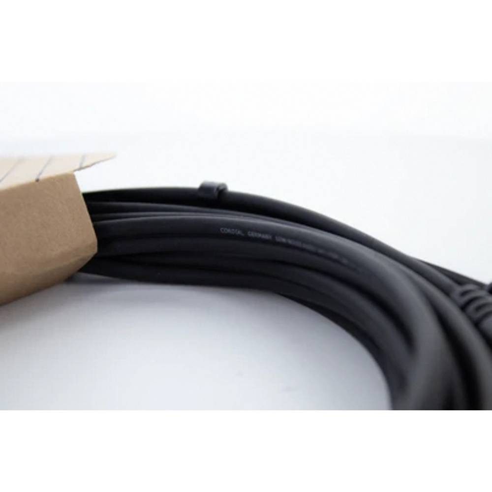 Cordial Unbalanced Connector 1: 2x Plug 6.3 mono black/2x RCA: 2x 14842 Audio- & Video-Kabel