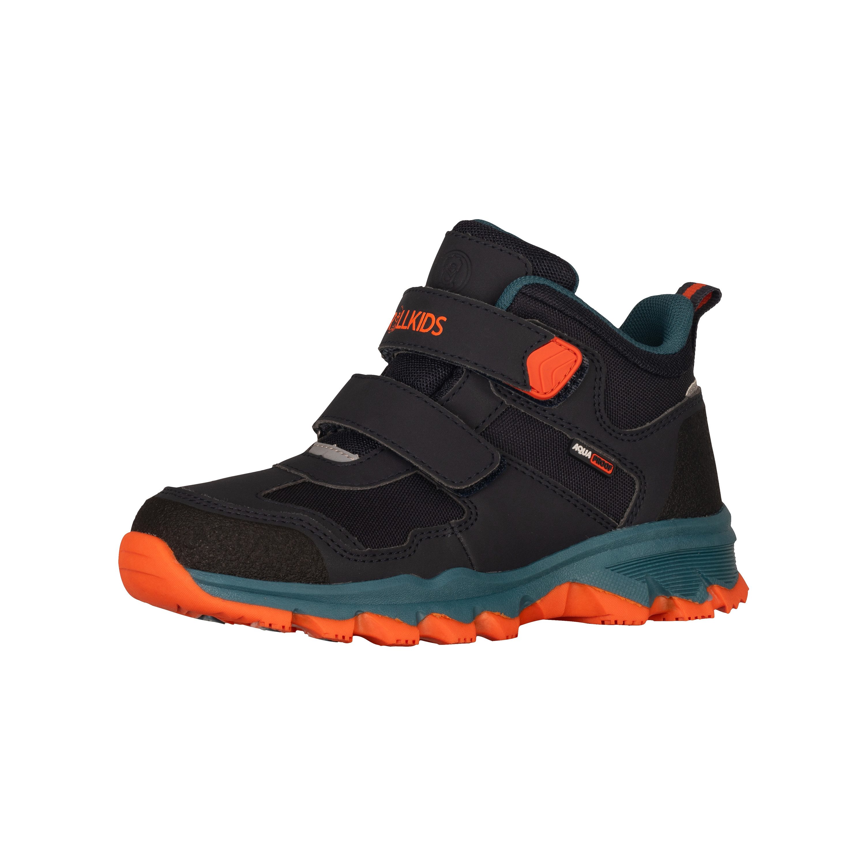 TROLLKIDS KIDS KJERAG HIKER Outdoorschuh wasserdicht, Klettverschluss, reflektierende Details