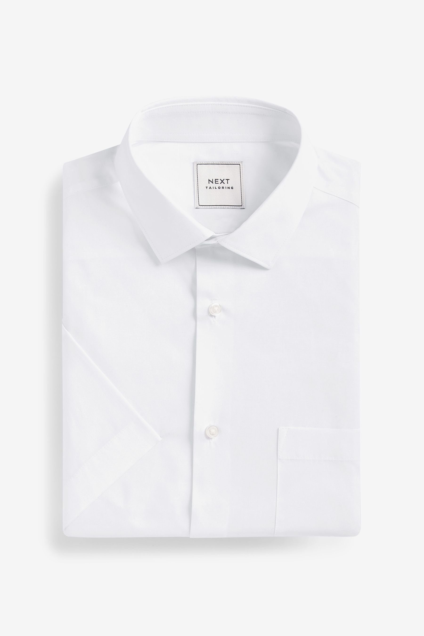 Next Businesshemd Pflegeleichtes Hemd – Slim Fit, Kurzarm (1-tlg)