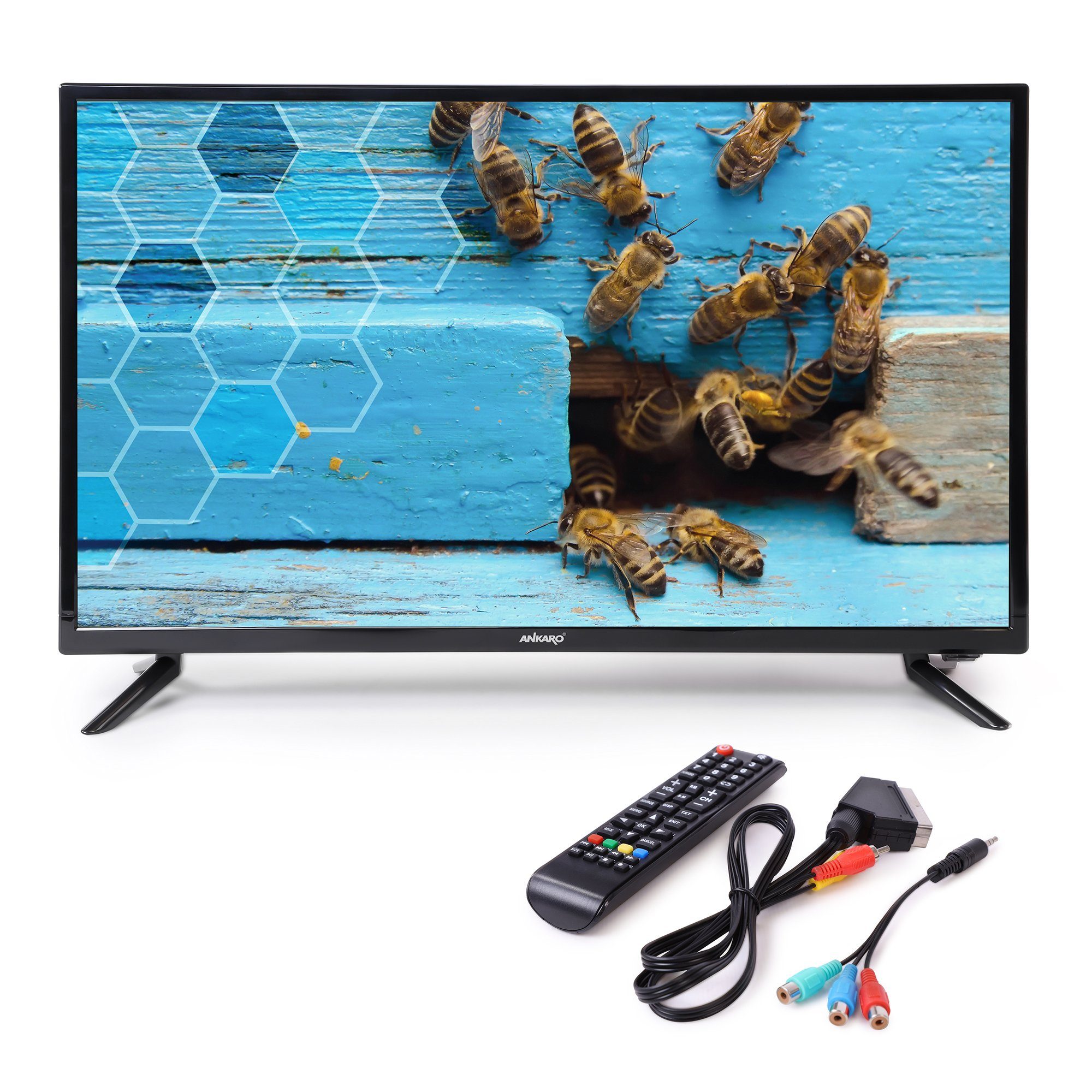 Ankaro ANK CL-3205 LCD-LED Fernseher (81 cm/32 Zoll, HD-ready, Triple Tuner  DVB-S2 / DVB-T2 / DVB-C - CI+ Steckplatz)