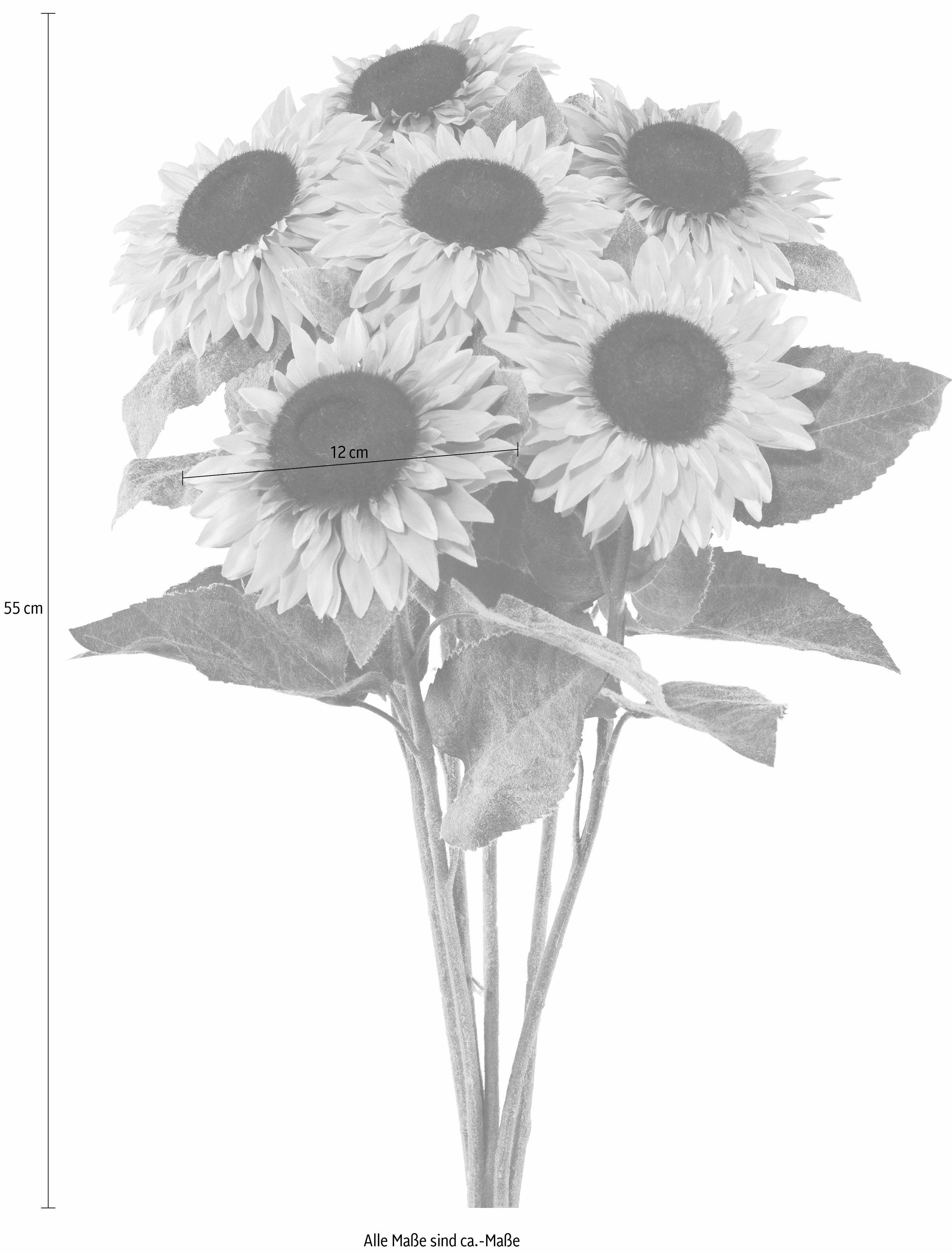 Kunstblume Sonnenblume, Creativ green, Höhe 58 günstig online kaufen