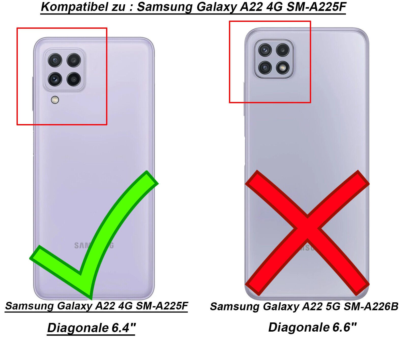 betterfon Handyhülle Carbon Hülle für Samsung Galaxy A22 4G Backcover TPU Silikon Schwarz, Carbon-Look – stoßfestes Case mit Air-Cushion & Metall-Optik