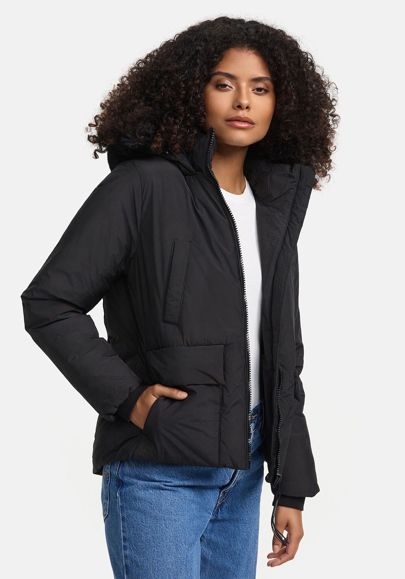 Marikoo Winterjacke Morinaa mit großer Kapuze