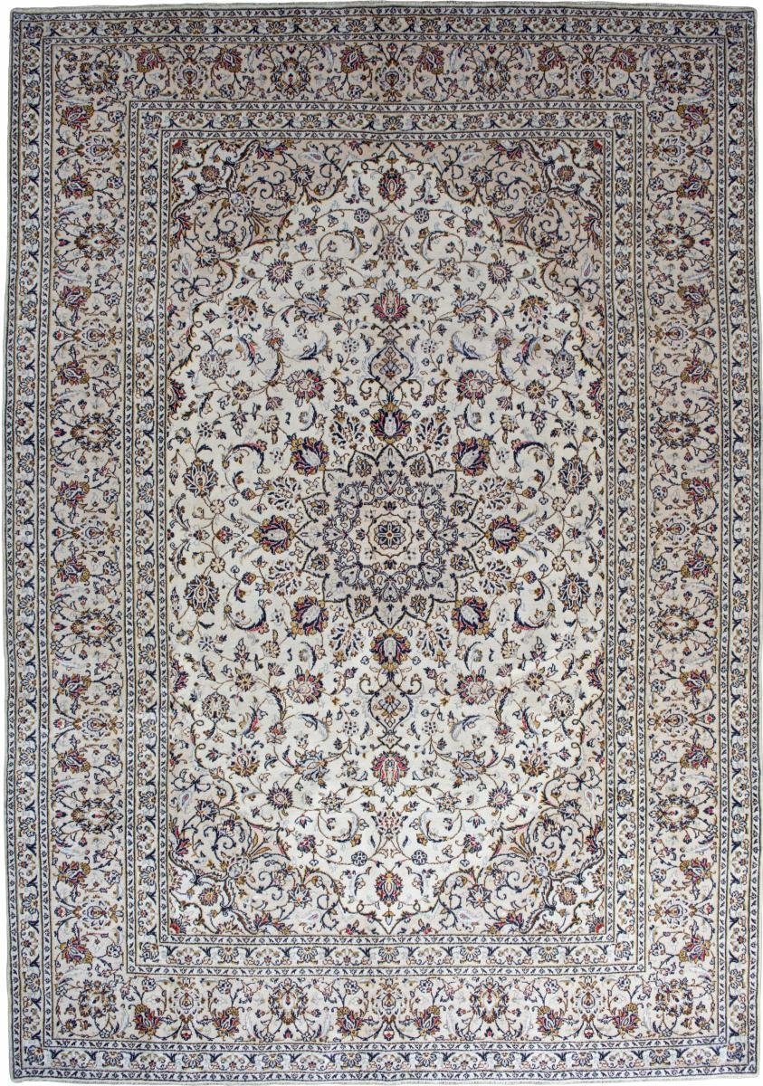 Orientteppich Keshan 245x359 Handgeknüpfter Orientteppich / Perserteppich, Nain Trading, rechteckig, Höhe: 12 mm | Kurzflor-Teppiche