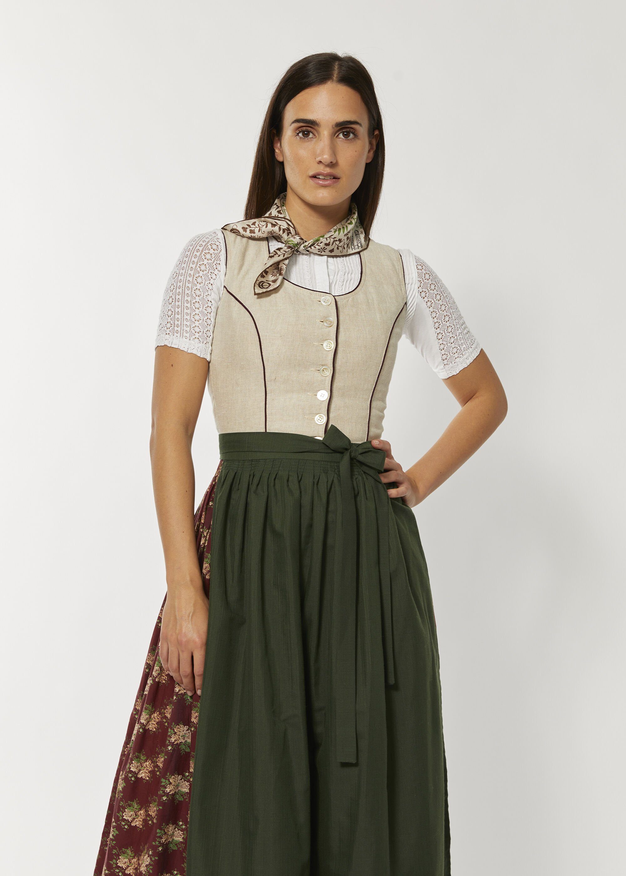 Codello Halstuch Wiesn Season, Farbbrillanz beige