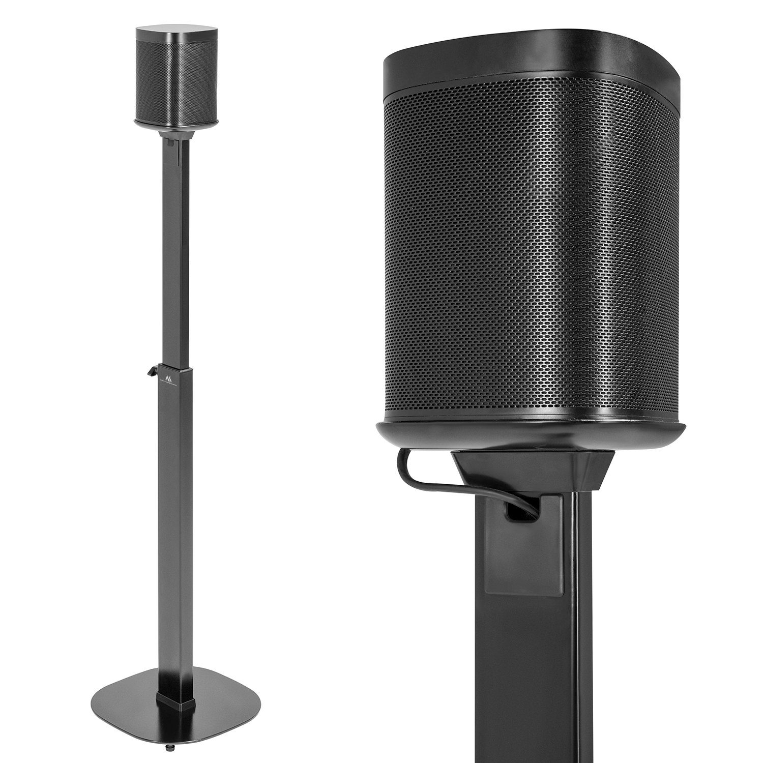 Maclean Lautsprecherständer MC-940, (für Sonos One / Sonos One SL; höhenverstellbar [ 73,8 - 118,2 cm)