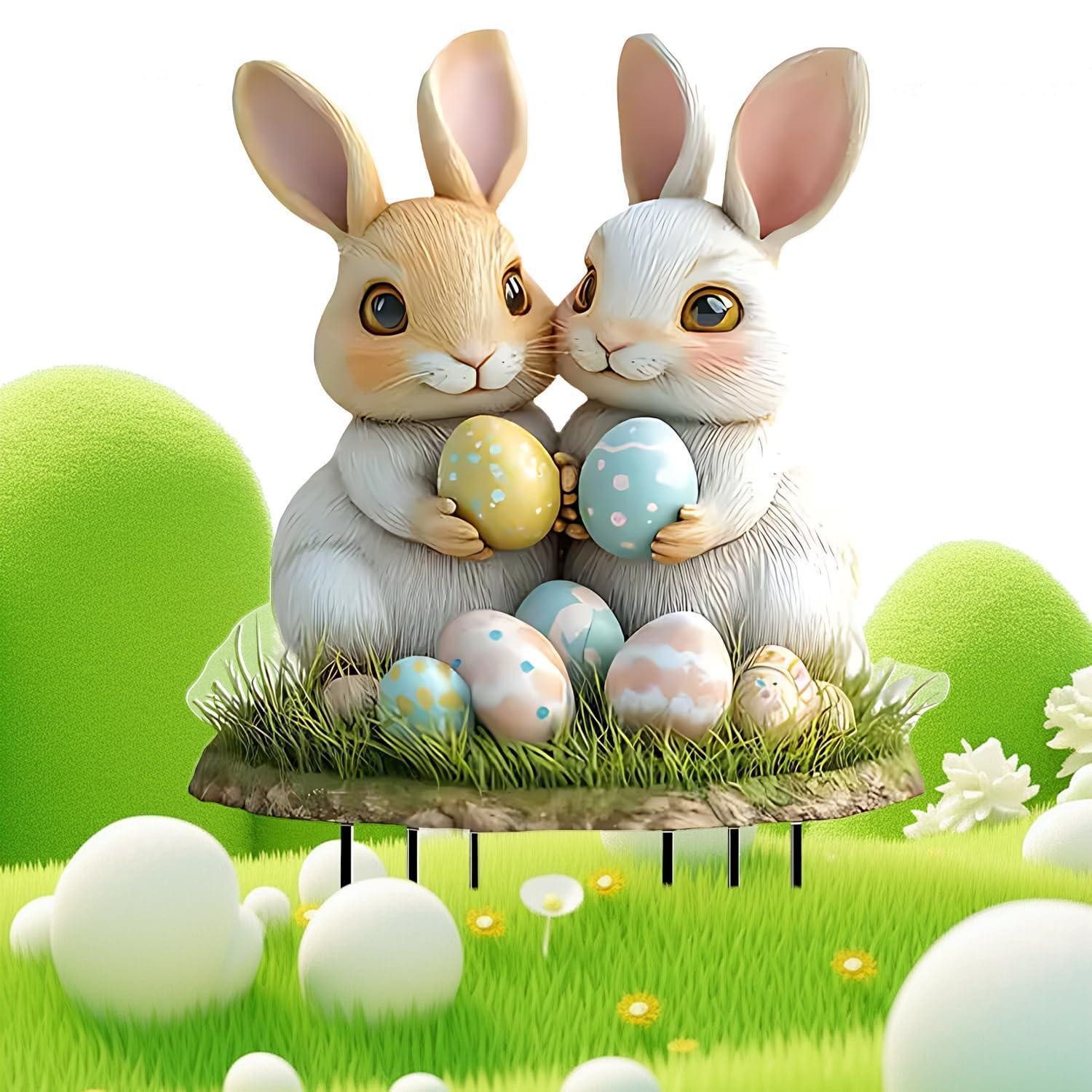 LuxusKollektion Osterhase Gartenstecker Osterhase Deko (1 St)