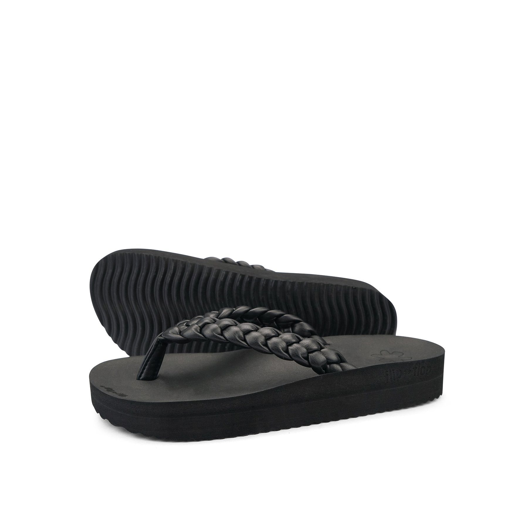 Flip Flop wedgy*weave Zehentrenner schwarz