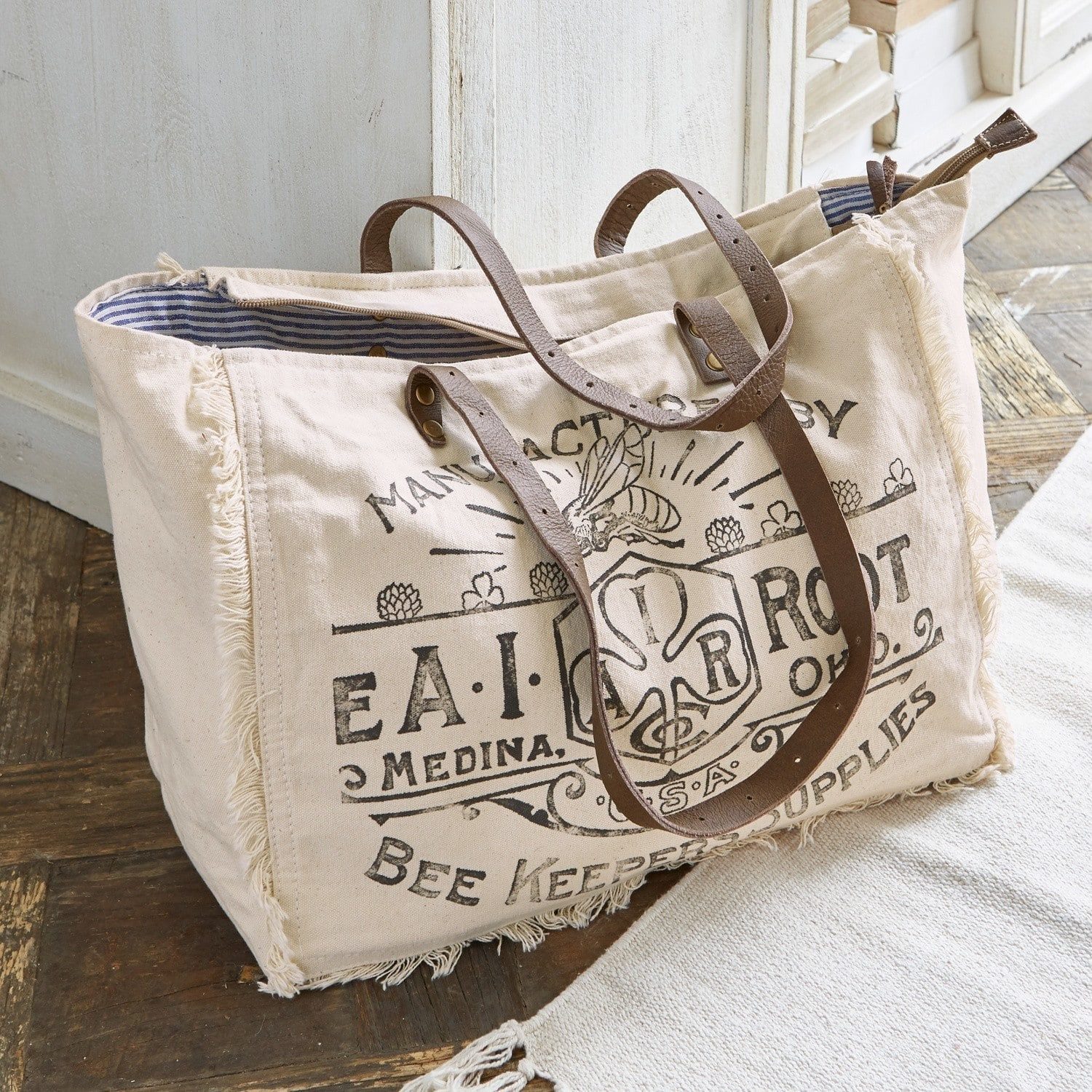 Mirabeau Handtasche Tasche Cloe creme/braun