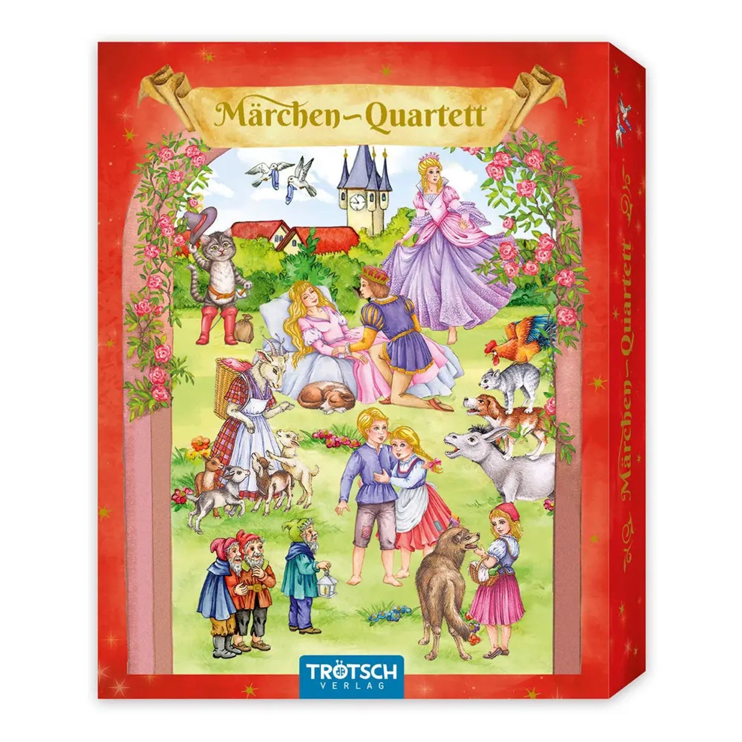 Trötsch Verlag Spiel TRÖTSCH - Quartett Spiel Kartenspiel Märchen, Ab 3 Jahren