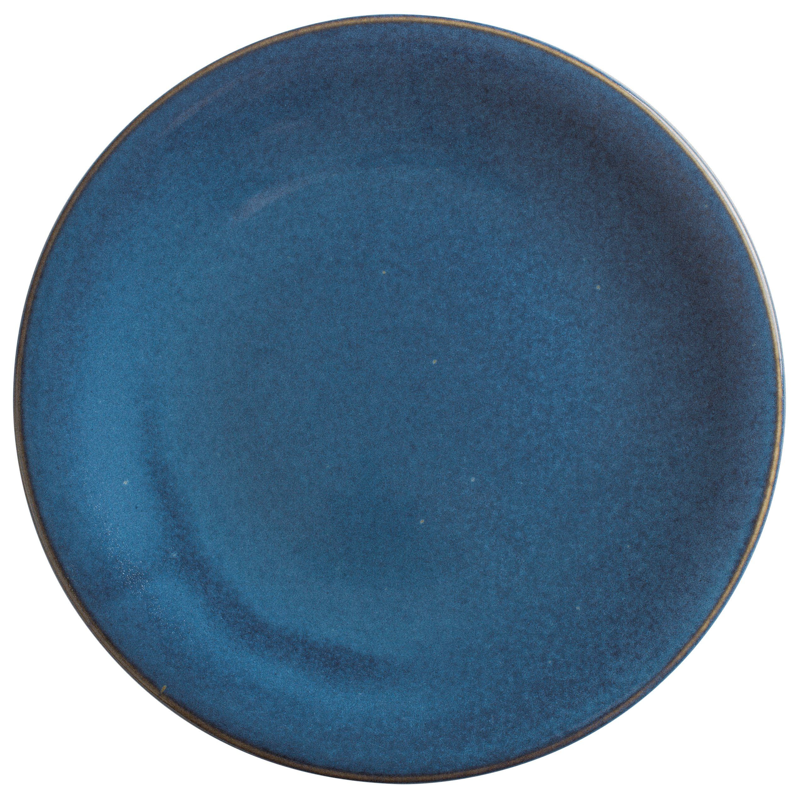Speiseteller 26,5 in Made Germany atlantic Kahla cm, blue Homestyle Handglasiert,